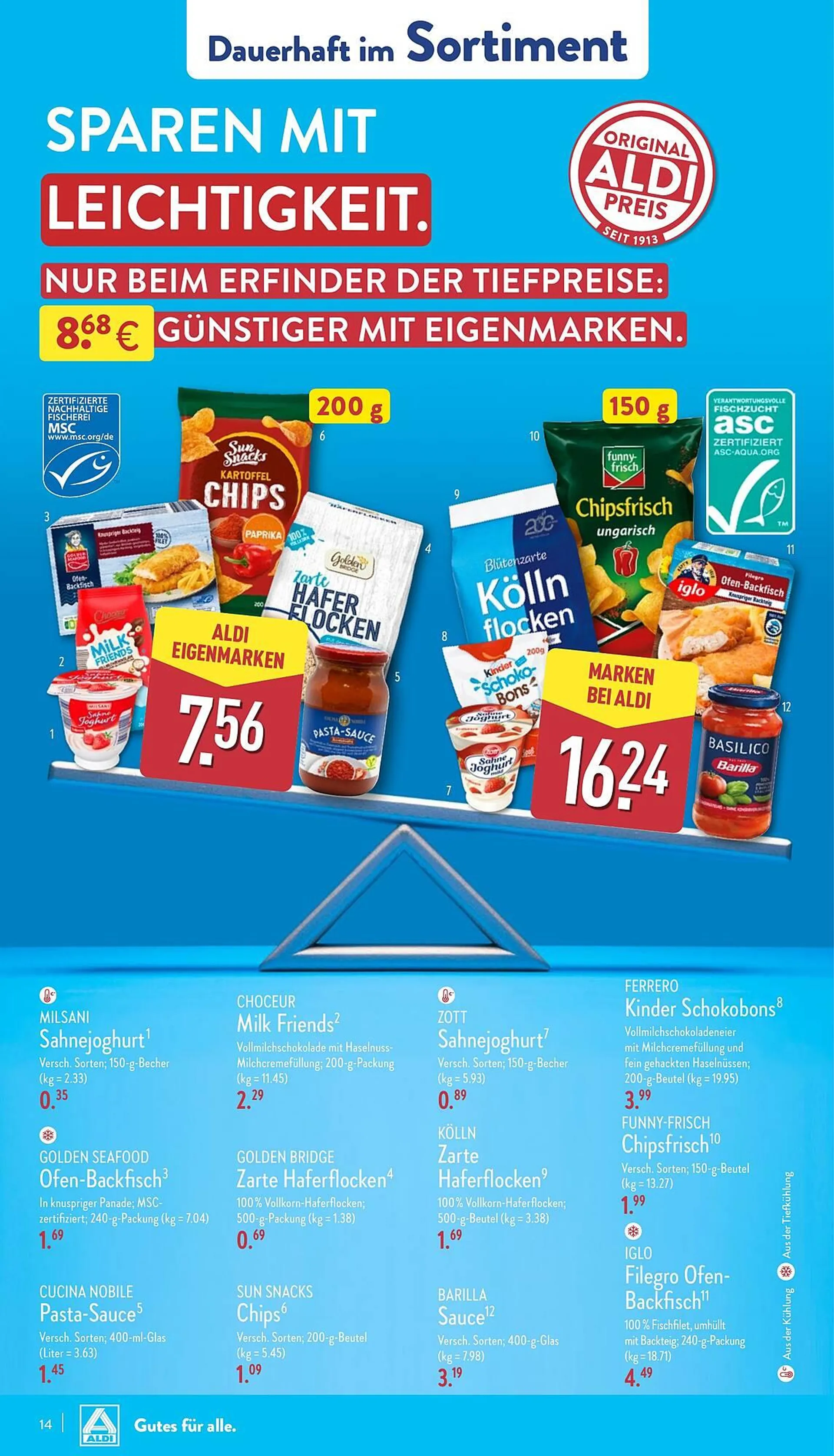 Aldi Nord Prospekt von 17. März bis 22. März 2025 - Prospekt seite 14