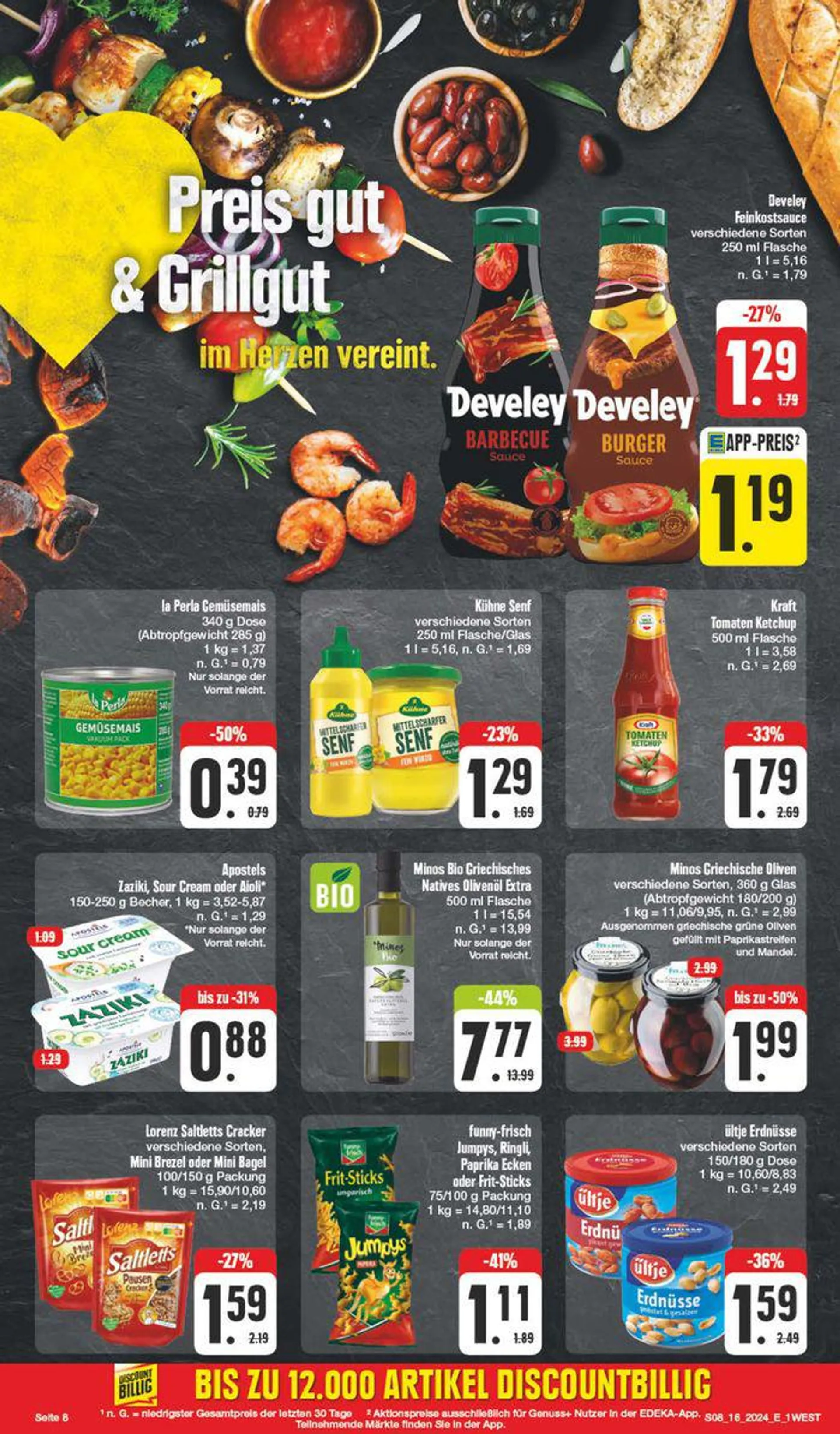 Edeka flugblatt von 14. April bis 20. April 2024 - Prospekt seite 8