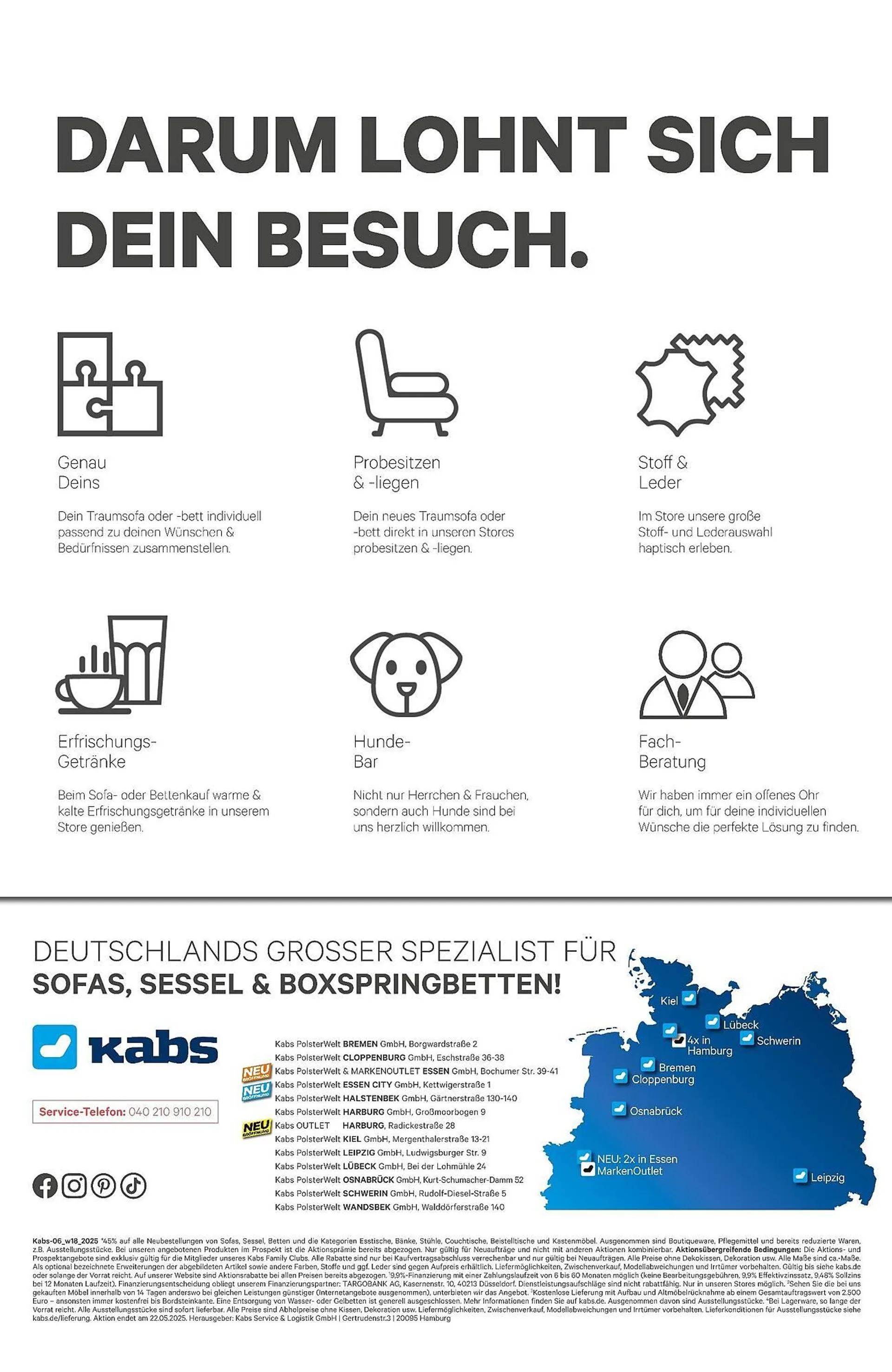 Kabs Polsterwelt Prospekt von 19. Mai bis 22. Mai 2025 - Prospekt seite 12