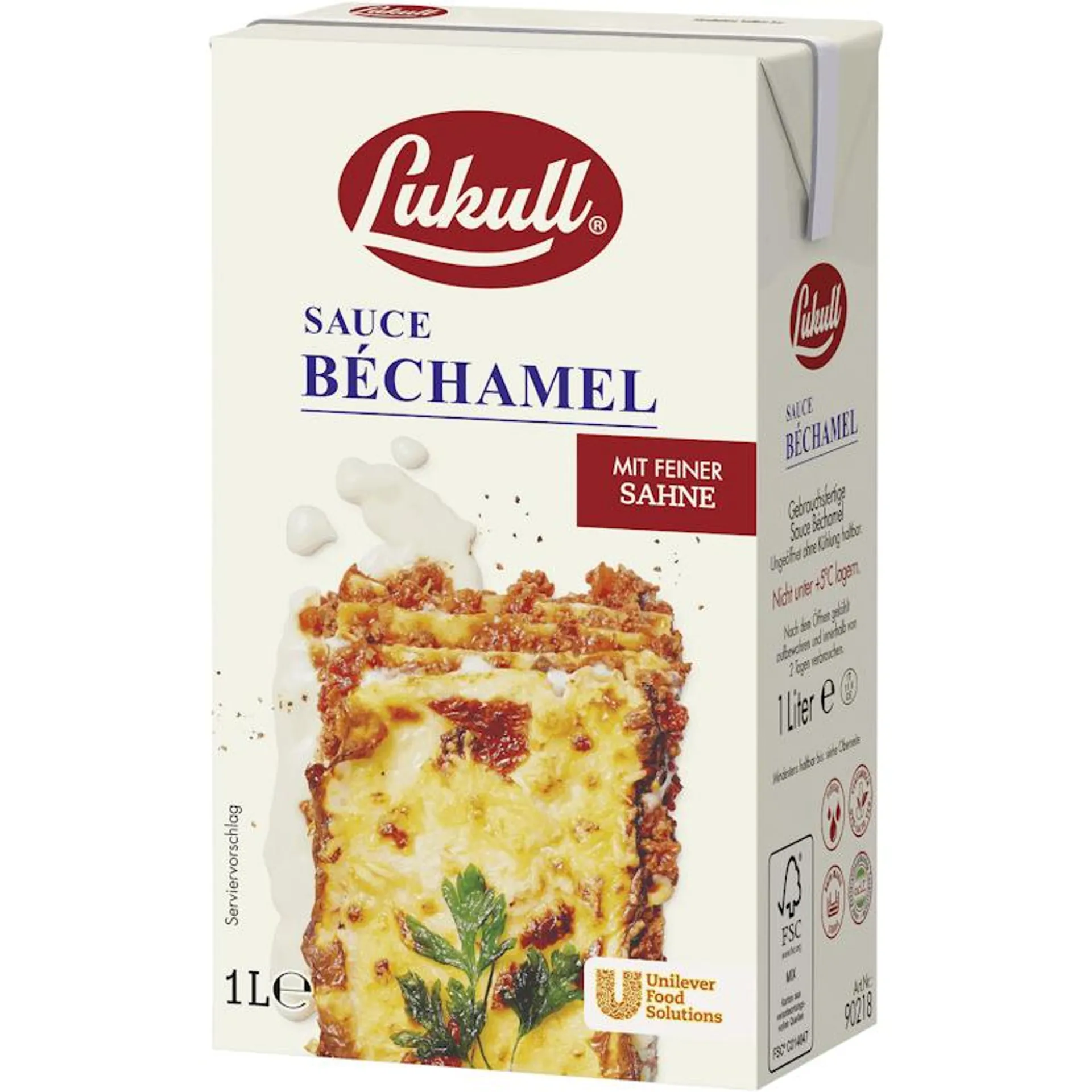 Lukull Sauce Béchamel 11% Fett (1 l)