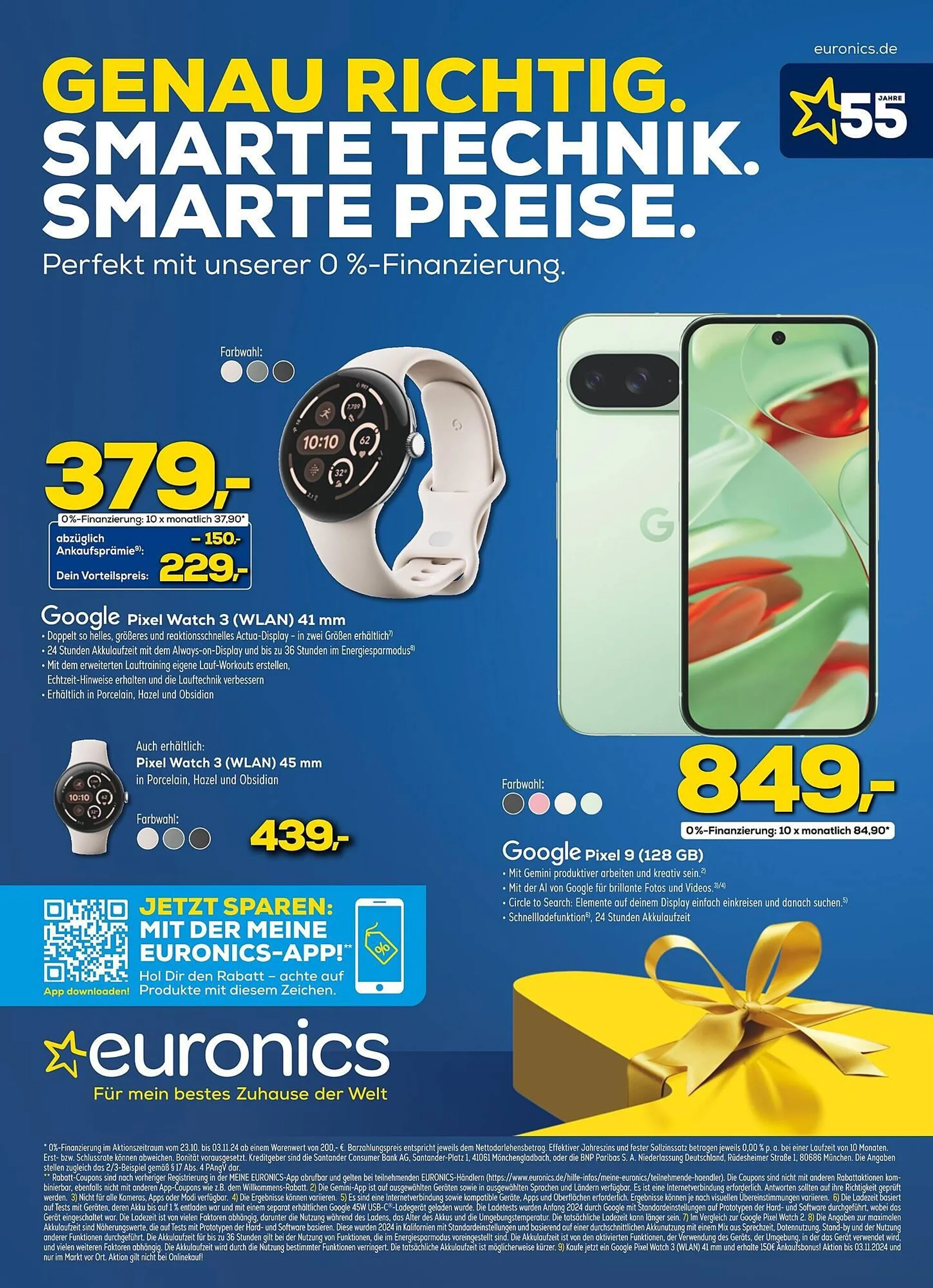 Euronics Prospekt von 23. Oktober bis 3. November 2024 - Prospekt seite 1