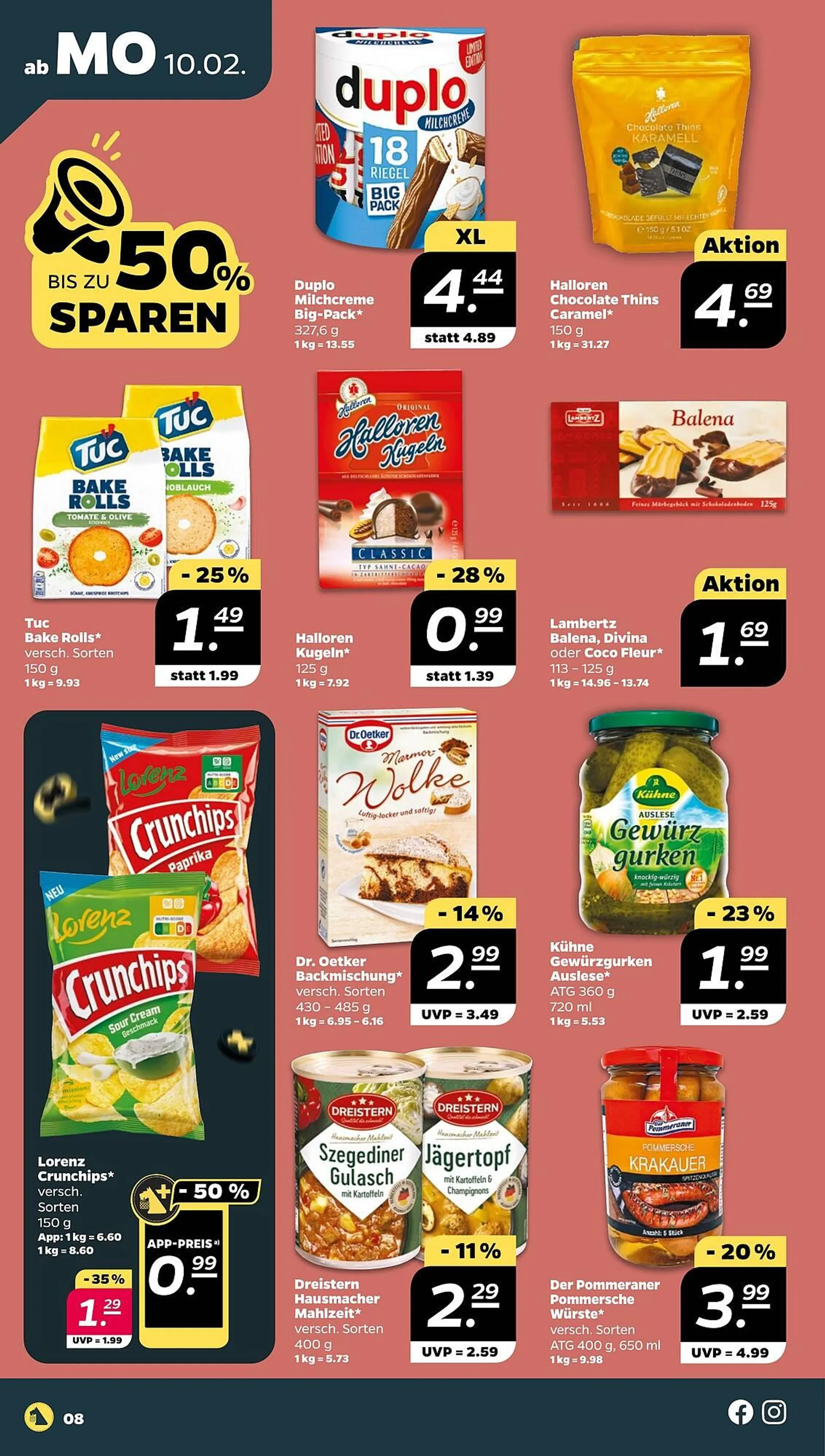 NETTO Prospekt von 10. Februar bis 15. Februar 2025 - Prospekt seite 8