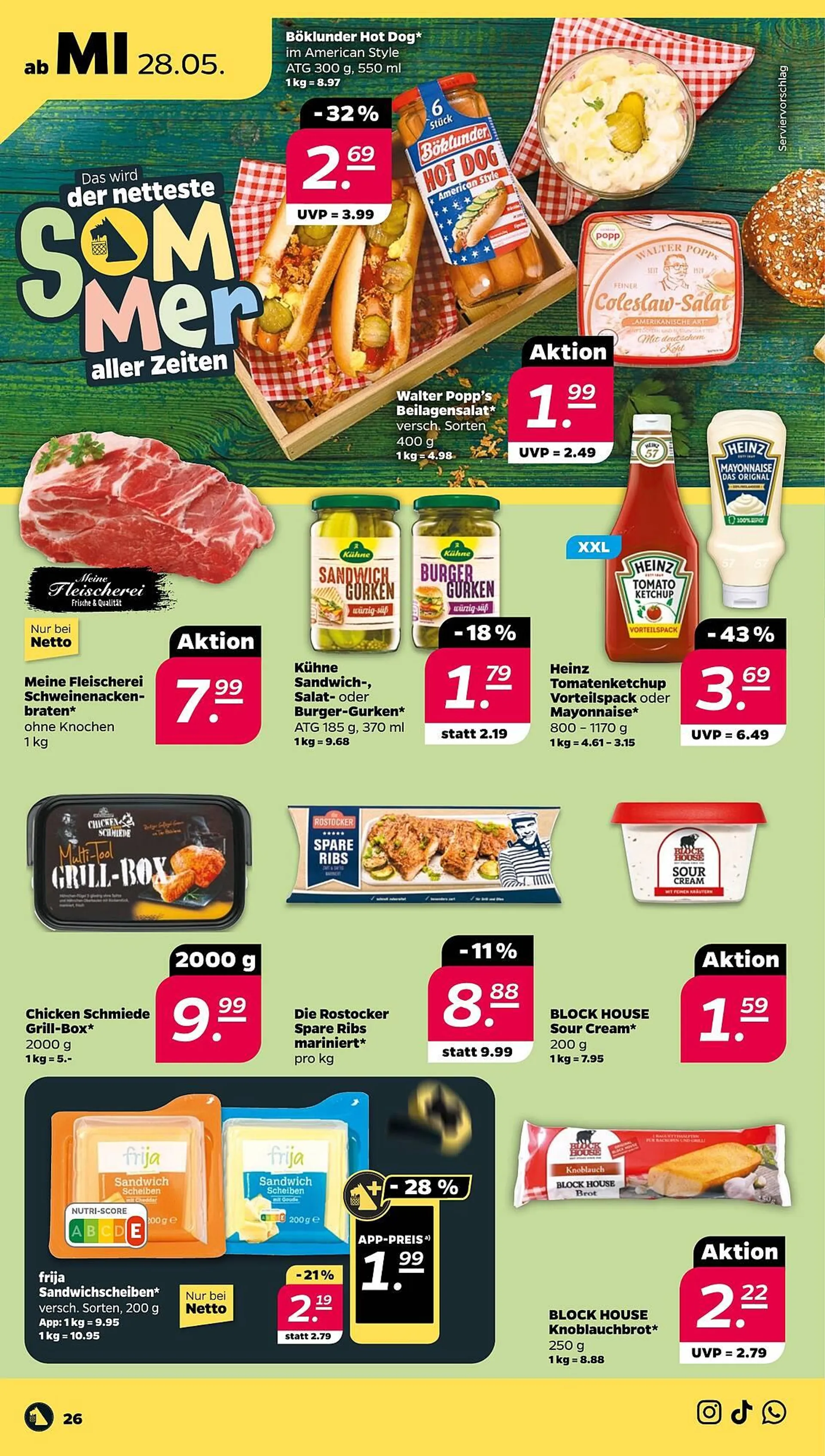 NETTO Prospekt von 26. Mai bis 31. Mai 2025 - Prospekt seite 26