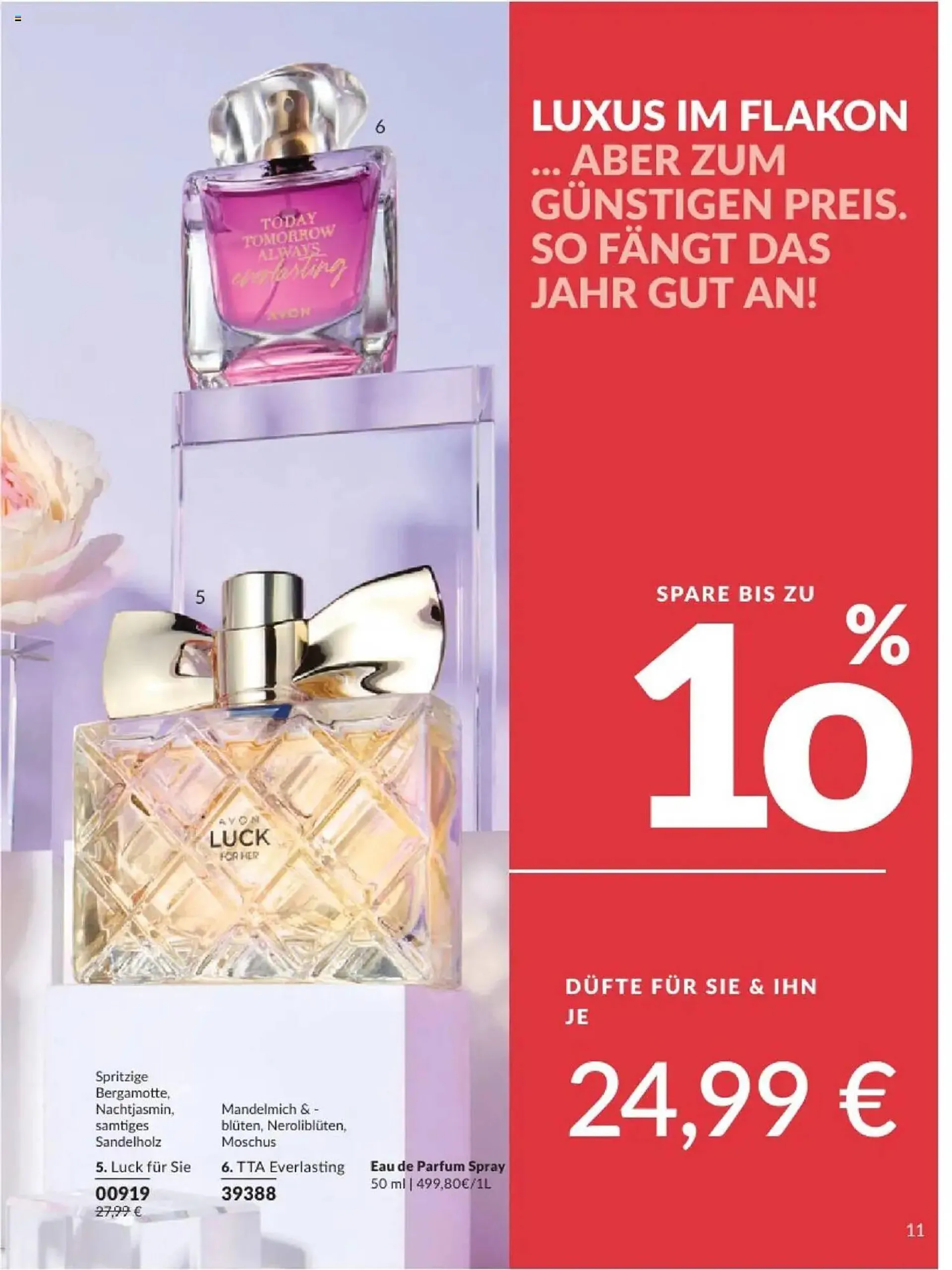 Avon Prospekt von 1. Januar bis 31. Januar 2025 - Prospekt seite 11