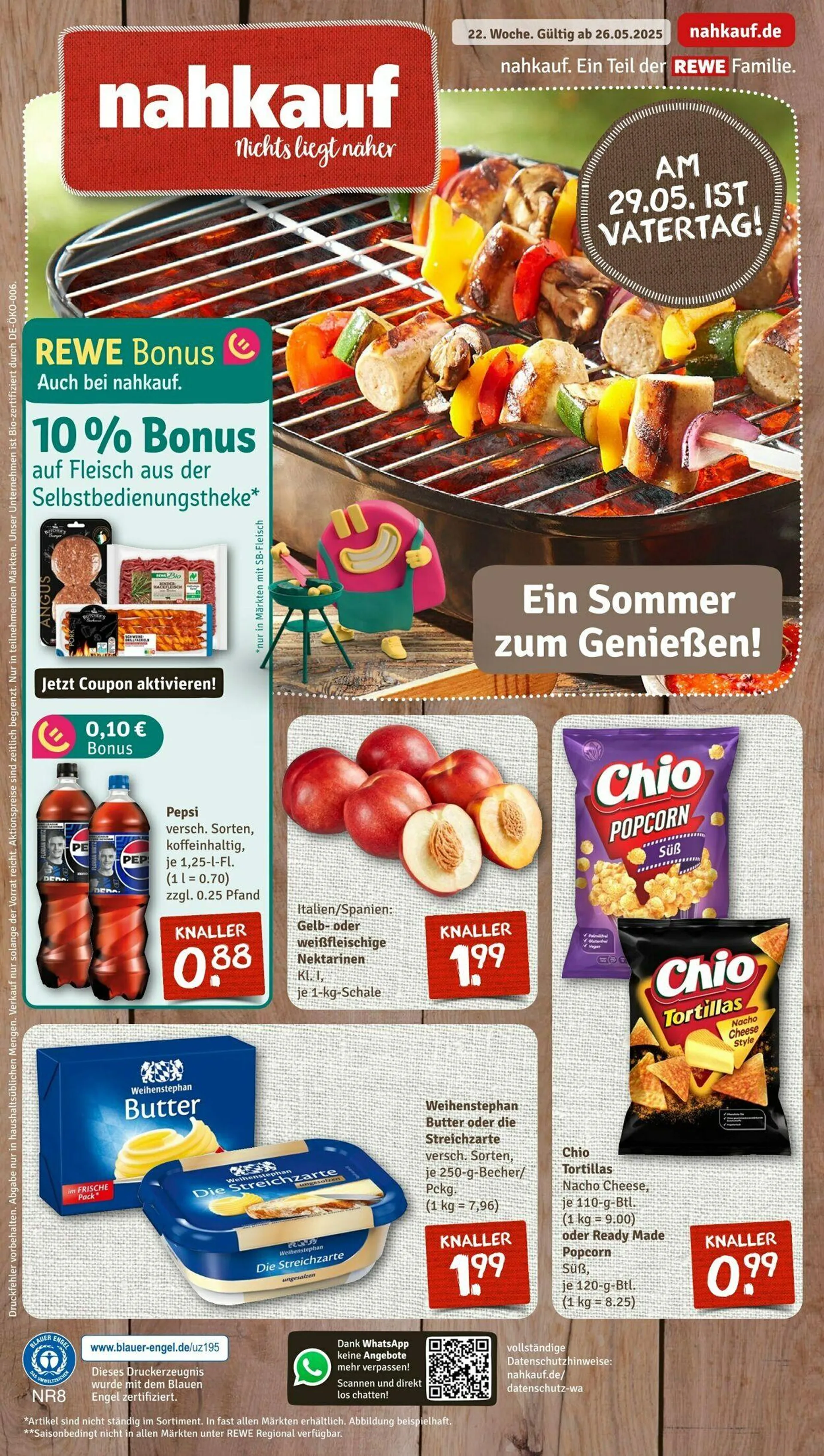 nahkauf Aktueller Prospekt von 26. Mai bis 2. Juni 2025 - Prospekt seite 1