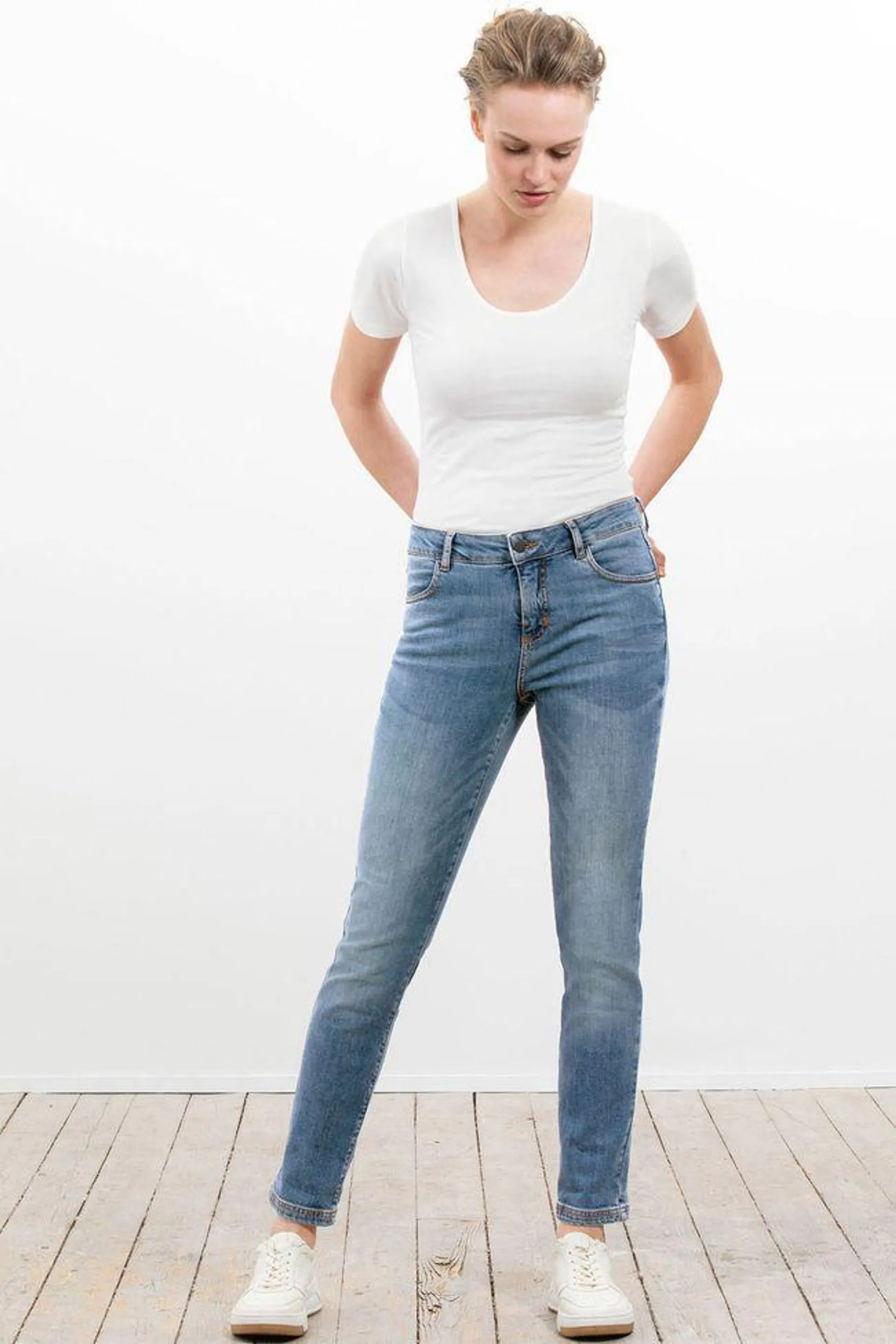 Jeans aus Bio-Baumwolle Slimline