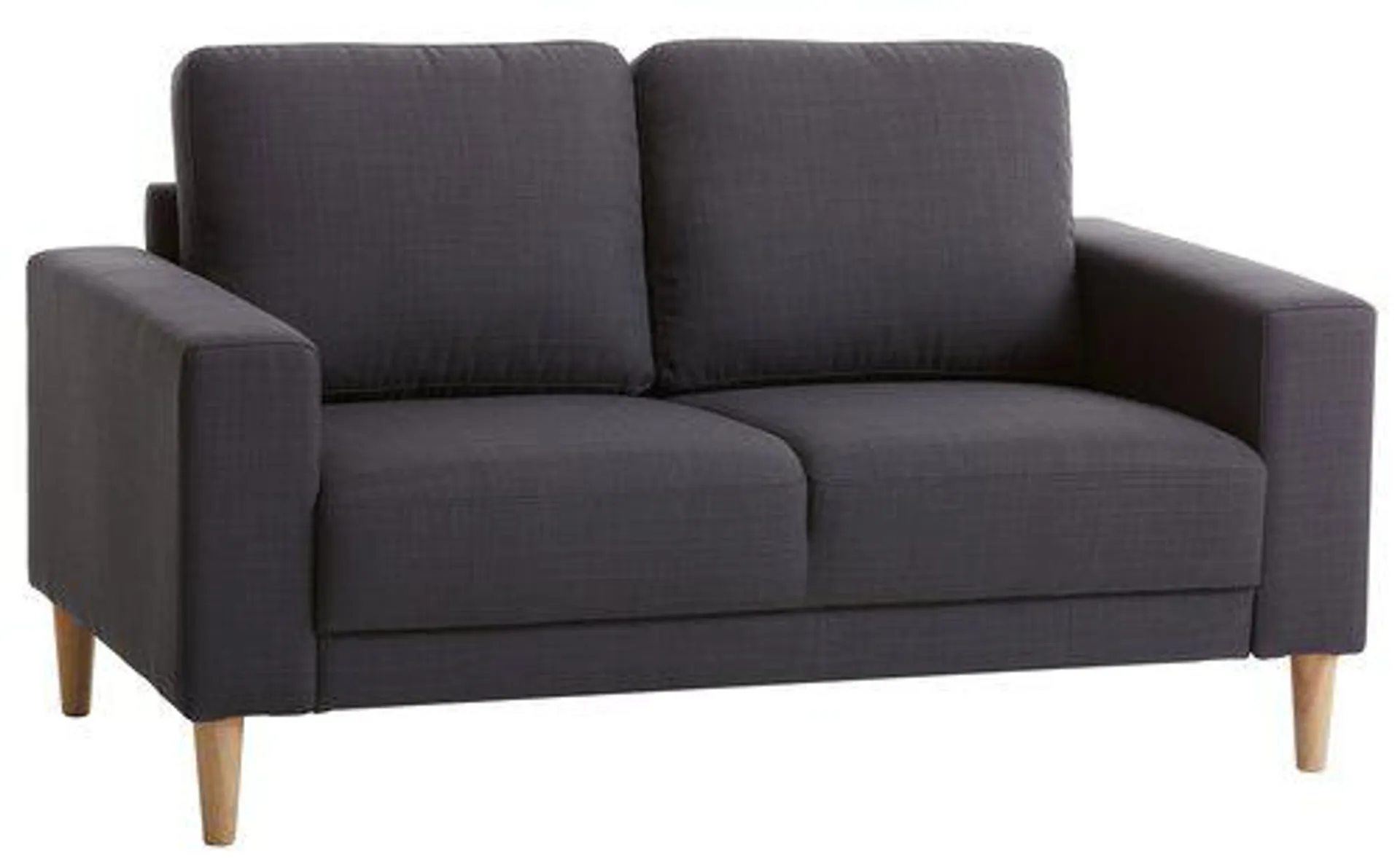 Sofa EGENSE 2-Sitzer dunkelgrau