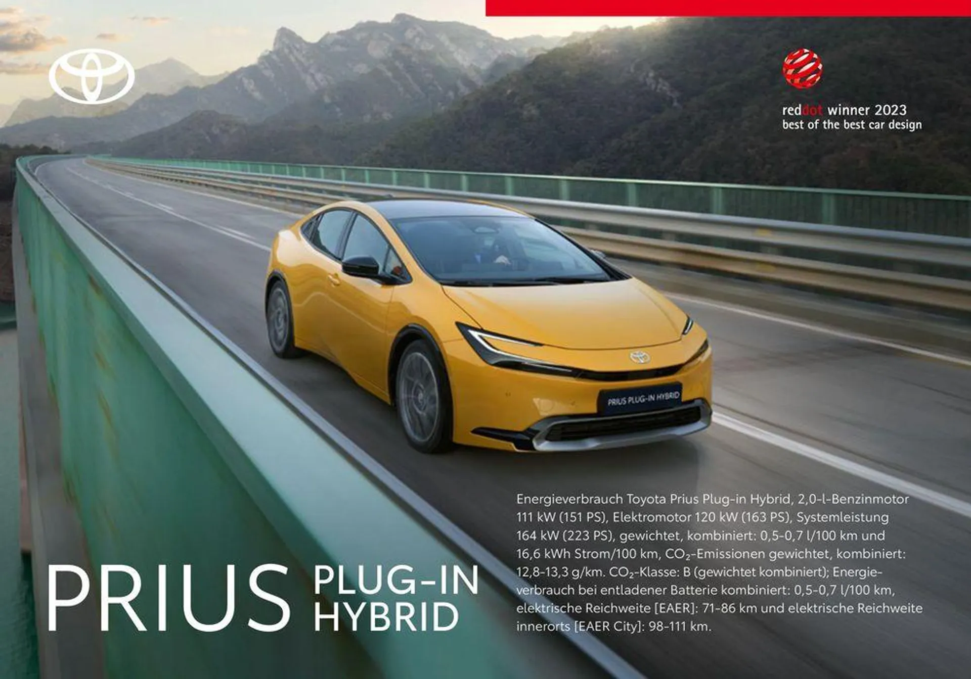 Toyota Prius Plug-in Hybrid von 15. Mai bis 15. Mai 2025 - Prospekt seite 1