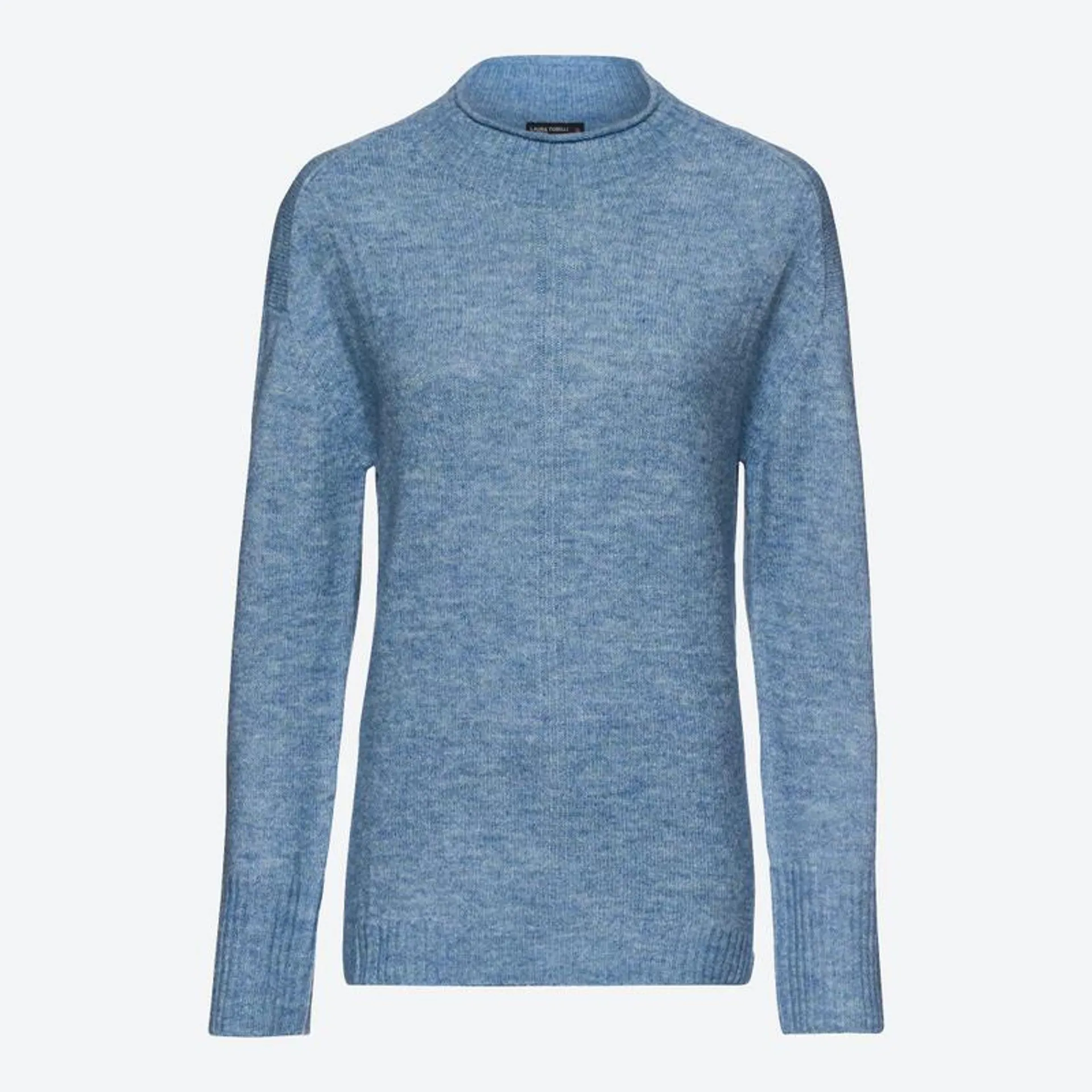 Damen-Pullover mit Rollkante