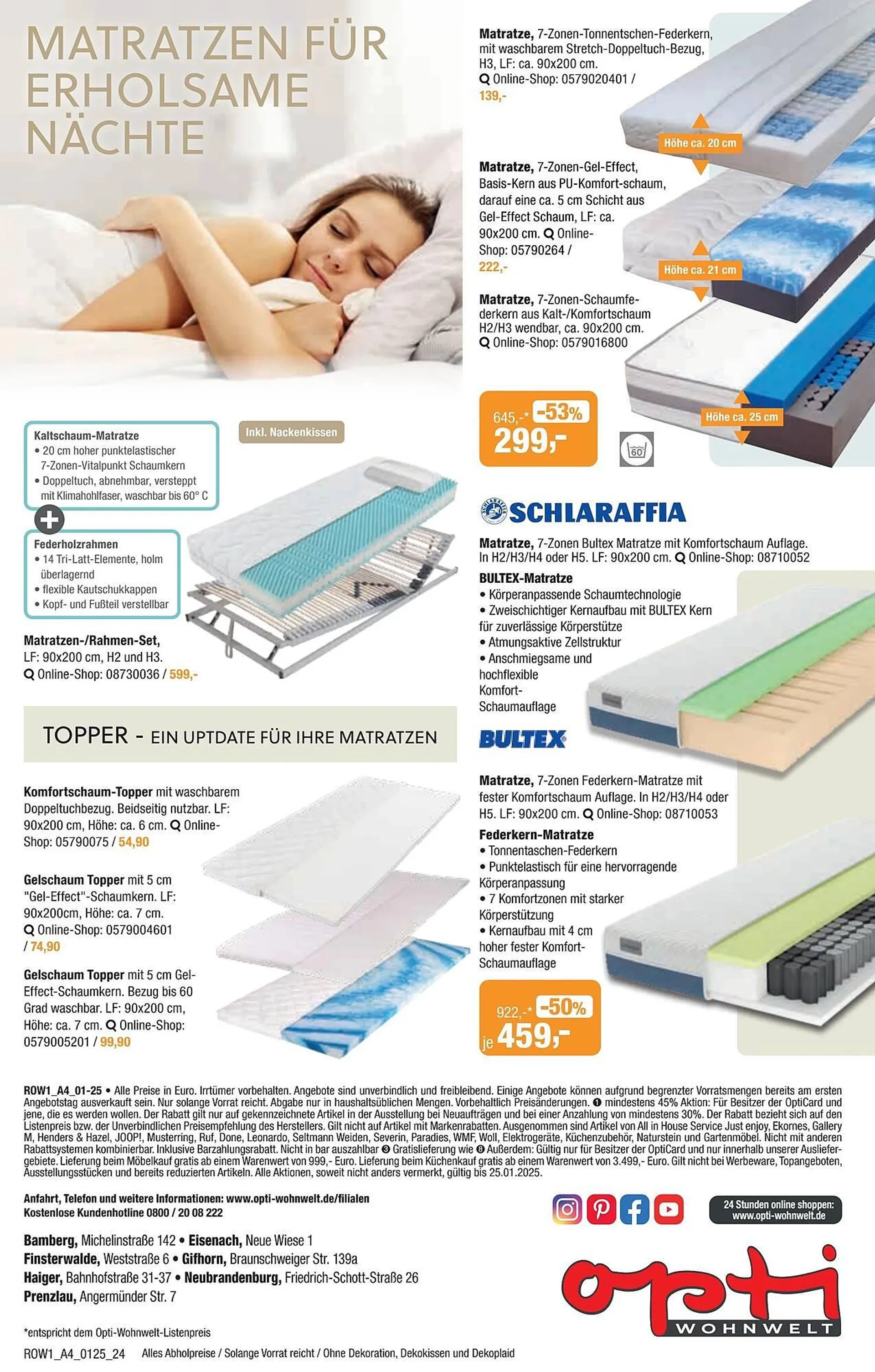 Opti Wohnwelt Prospekt von 20. Dezember bis 12. Januar 2025 - Prospekt seite 24