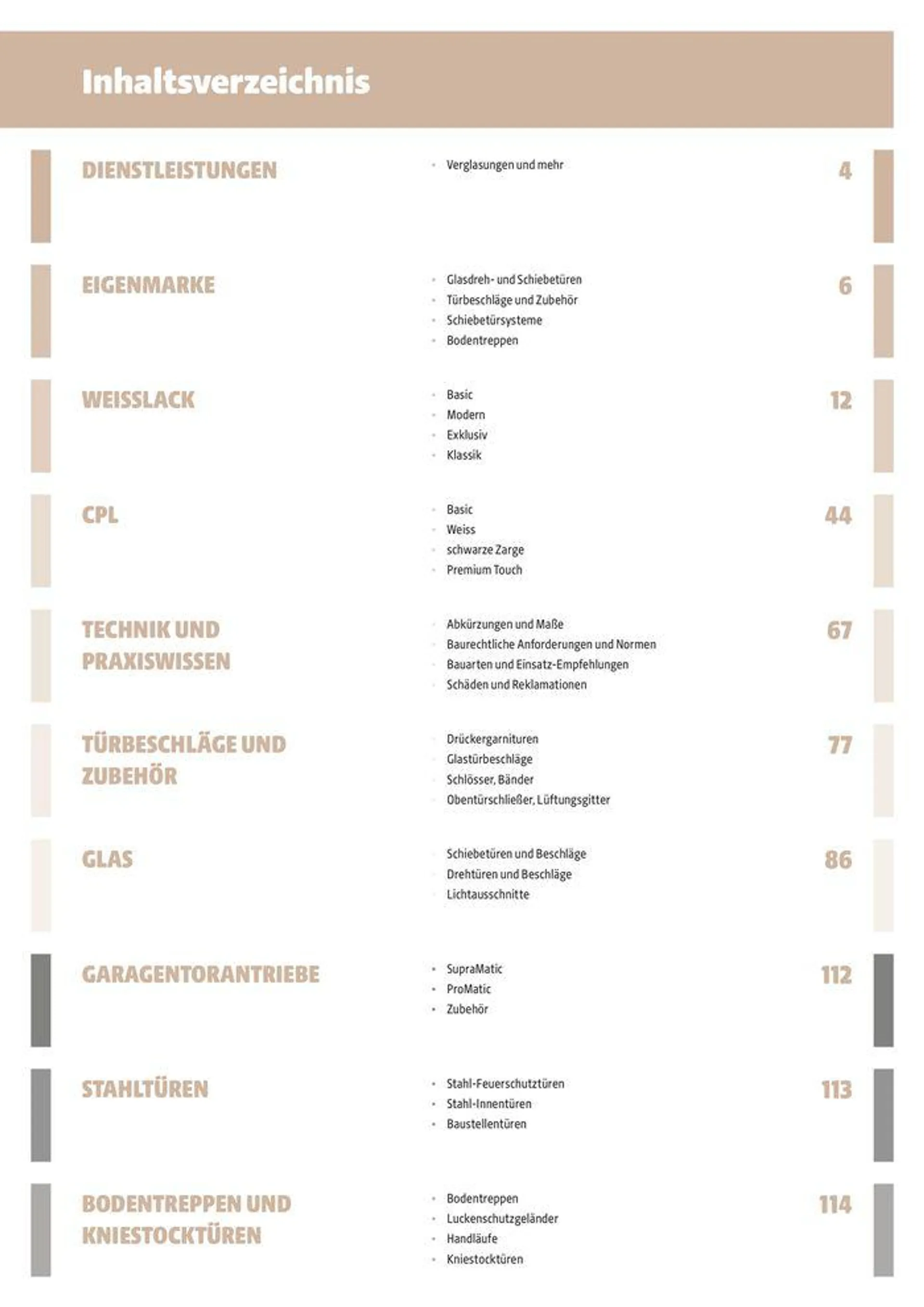 Der schnelle Türenkatalog 23/24 von 28. Februar bis 31. Dezember 2024 - Prospekt seite 3