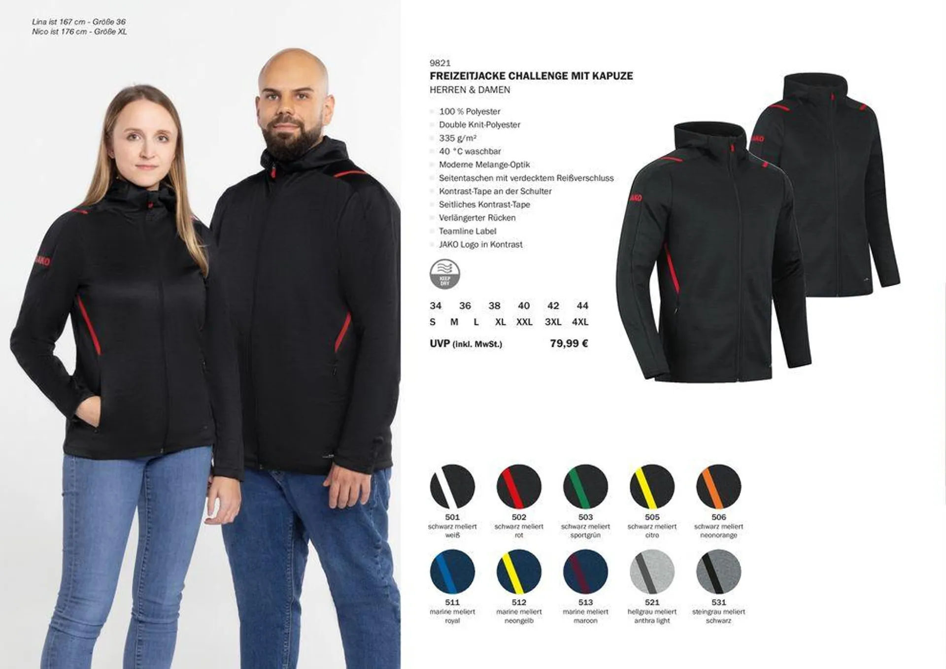 Jako Teamwear 2024 von 9. August bis 31. Dezember 2024 - Prospekt seite 70