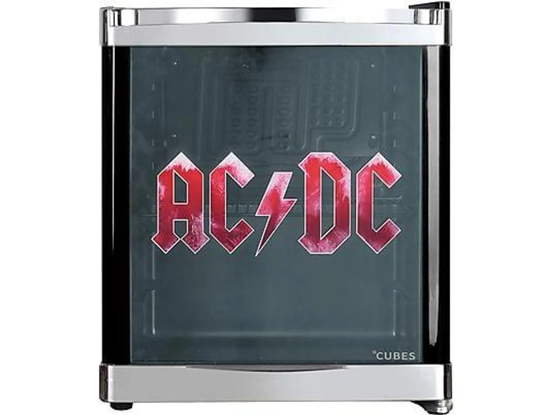 CUBES CC 202 E ACDC Kühlschrank (48 l, E, 510 mm hoch}, Schwarz / Rot)