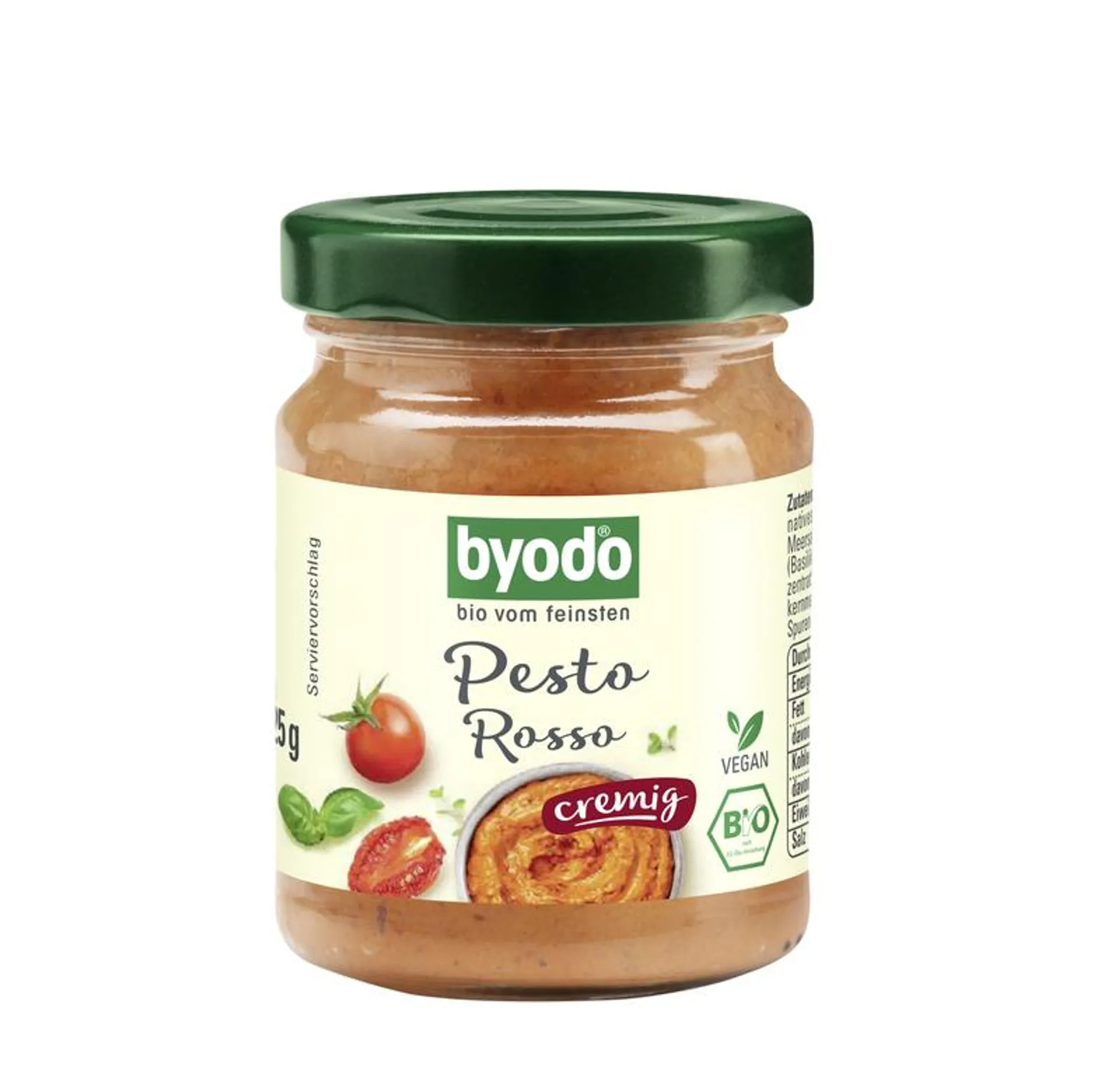 Byodo Pesto Rosso cremig 125 g