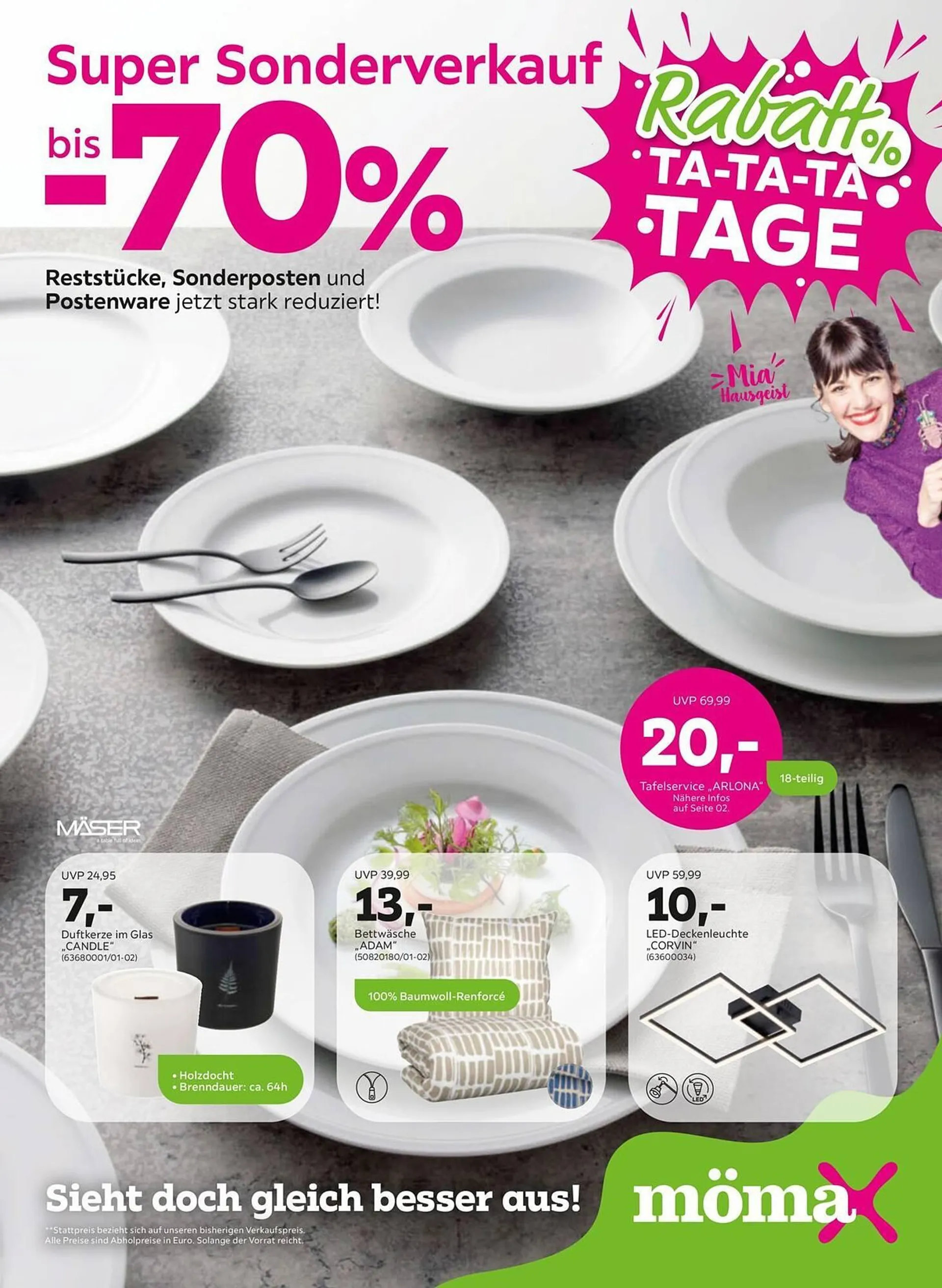 Mömax Prospekt von 12. August bis 24. August 2025 - Prospekt seite 1