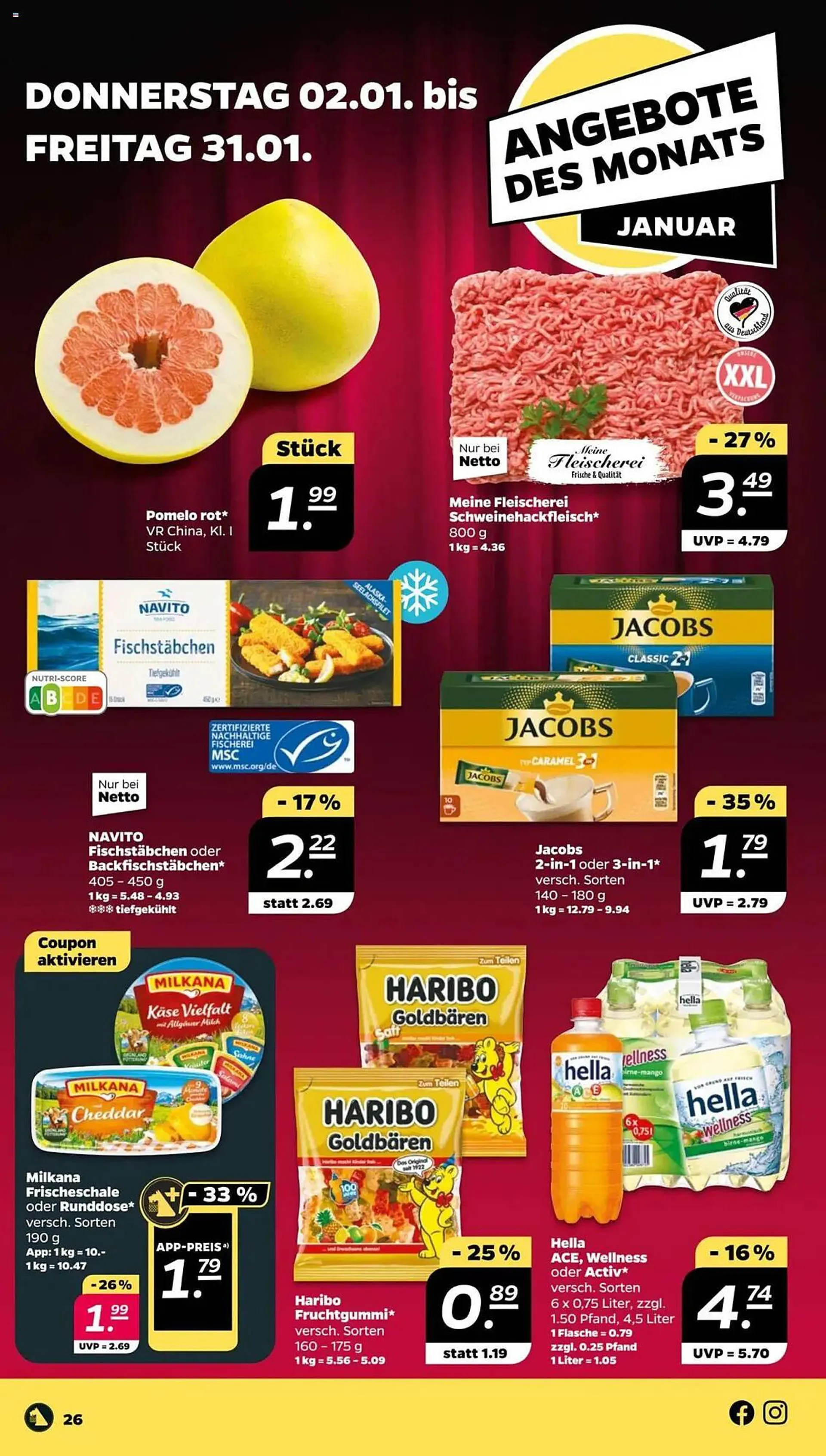 NETTO Prospekt von 30. Dezember bis 4. Januar 2025 - Prospekt seite 26