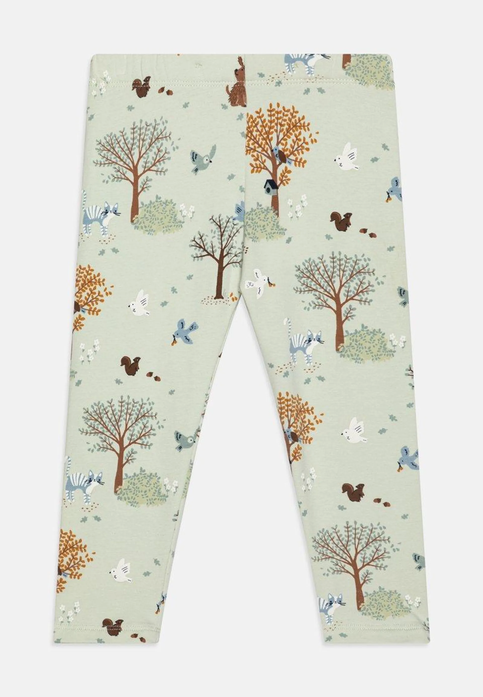 AUTUMN TREE UNISEX - Leggings - Trousers - light aqua