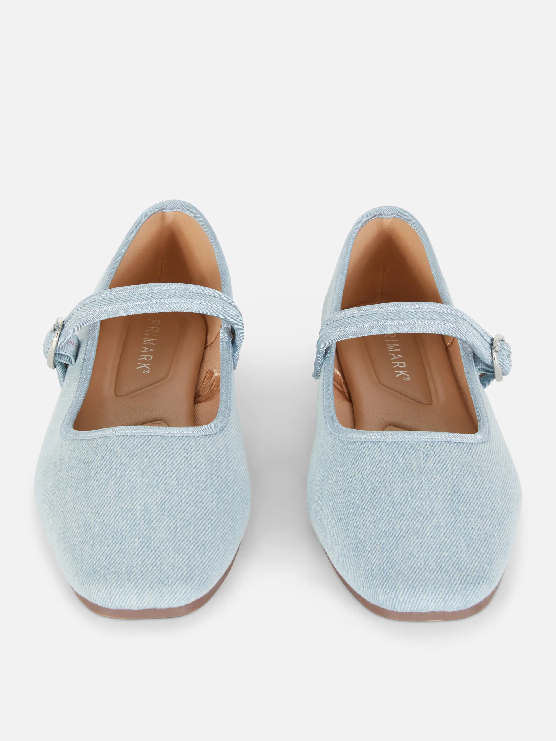 Denim Mary Jane Ballet Pumps