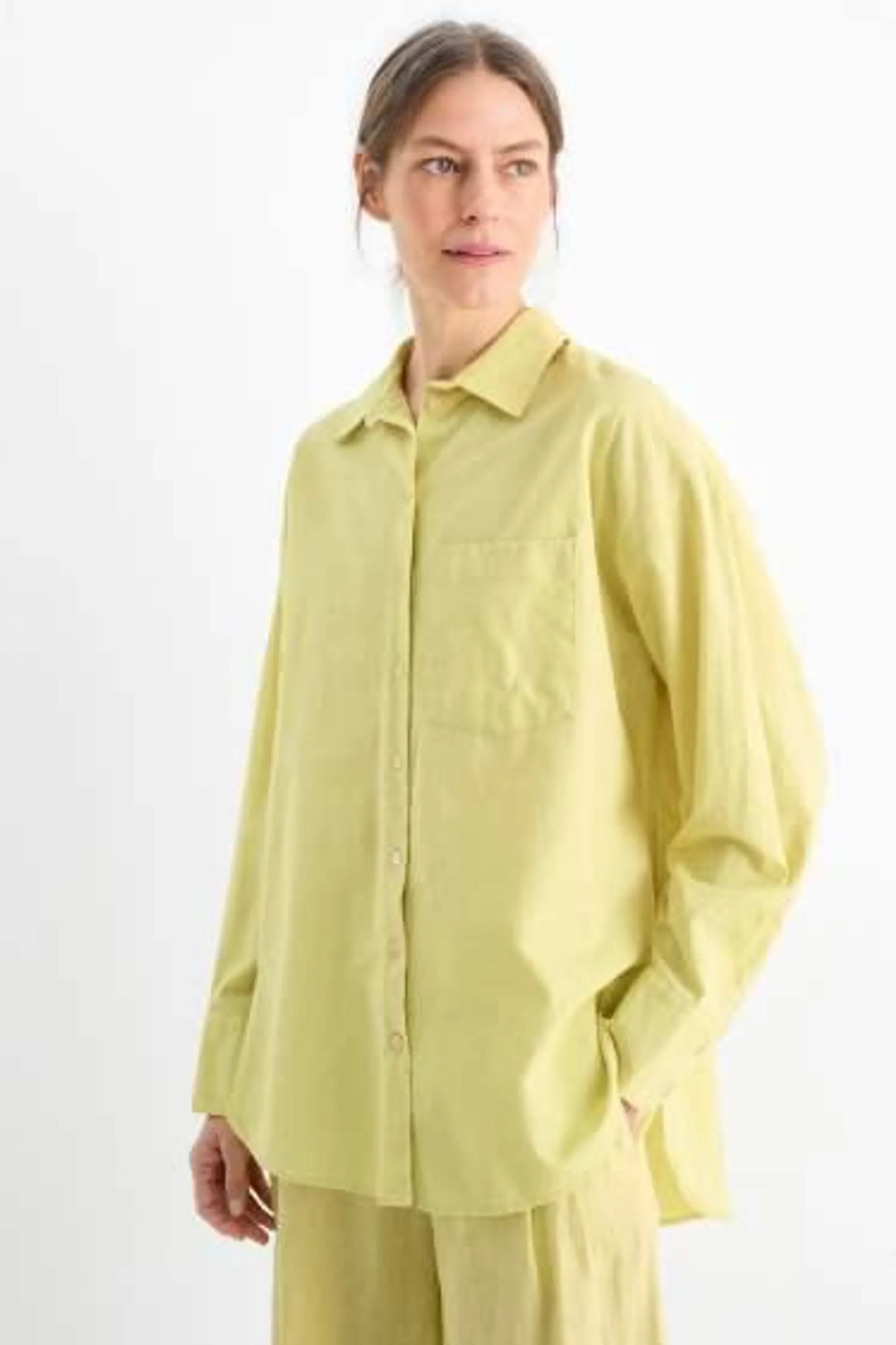 Blouse - linen blend