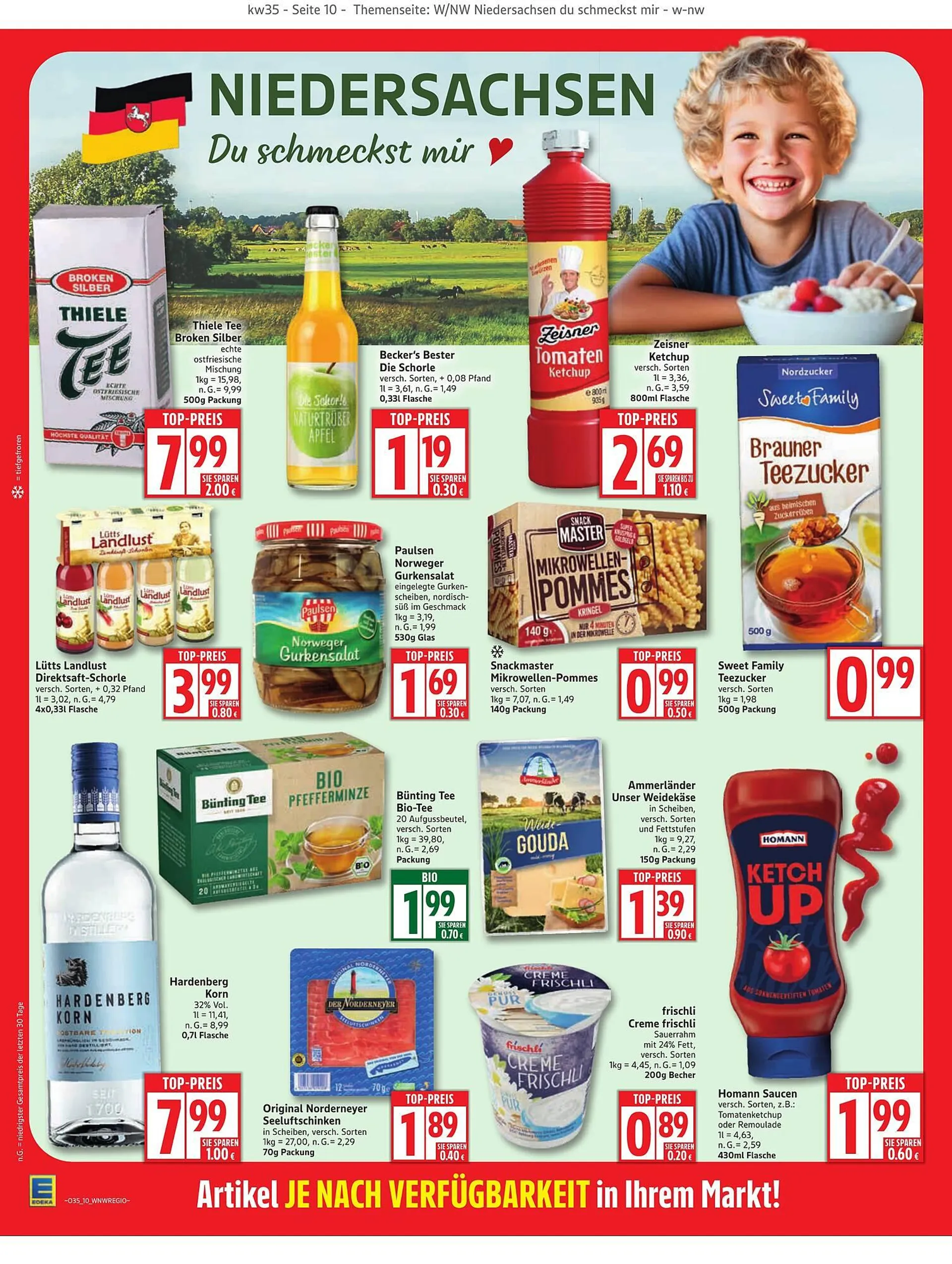 Edeka Prospekt von 25. August bis 30. August 2025 - Prospekt seite 10