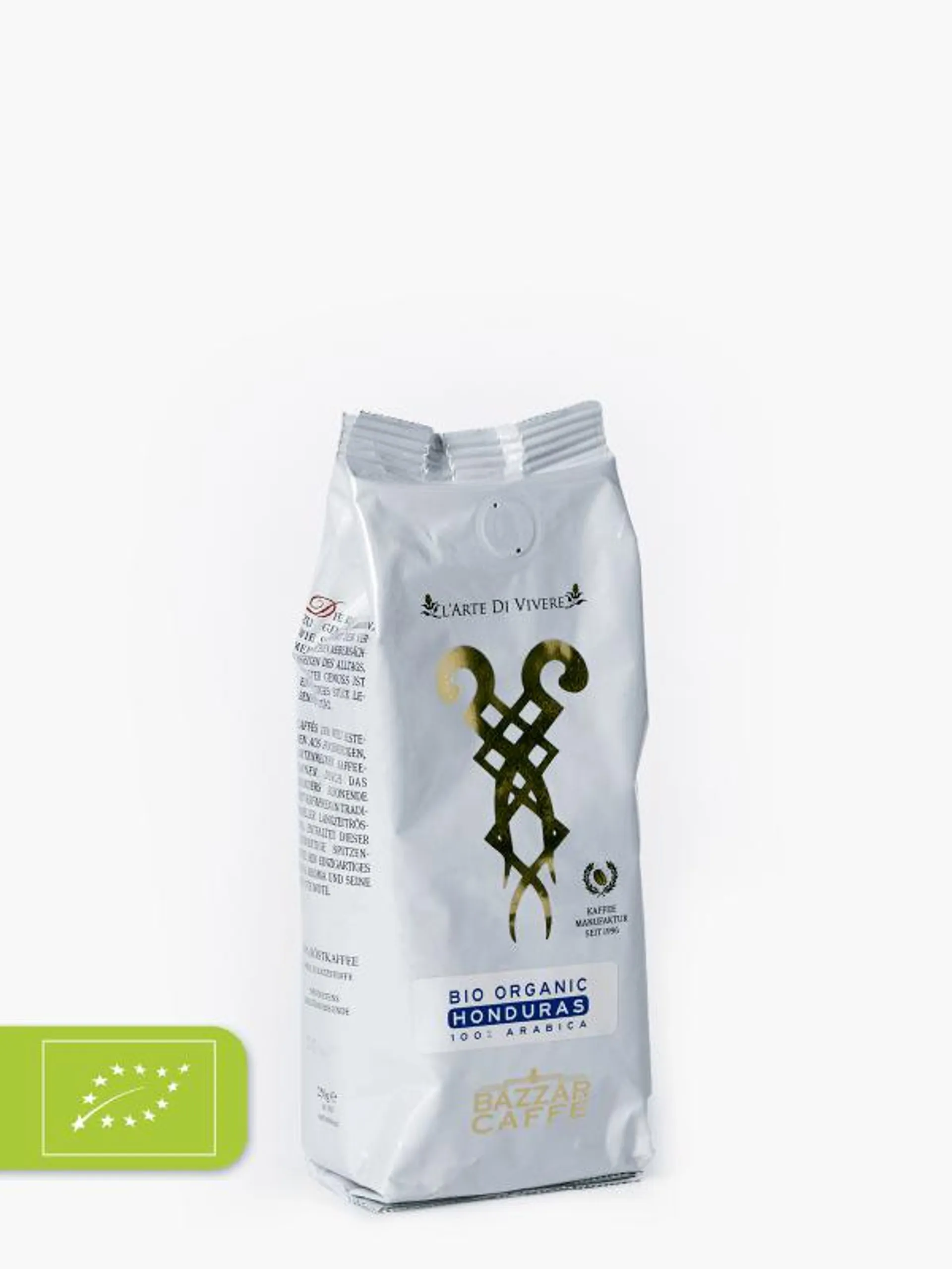 Bazzar Caffe Bio Organic Honduras Ganze Bohne 250g