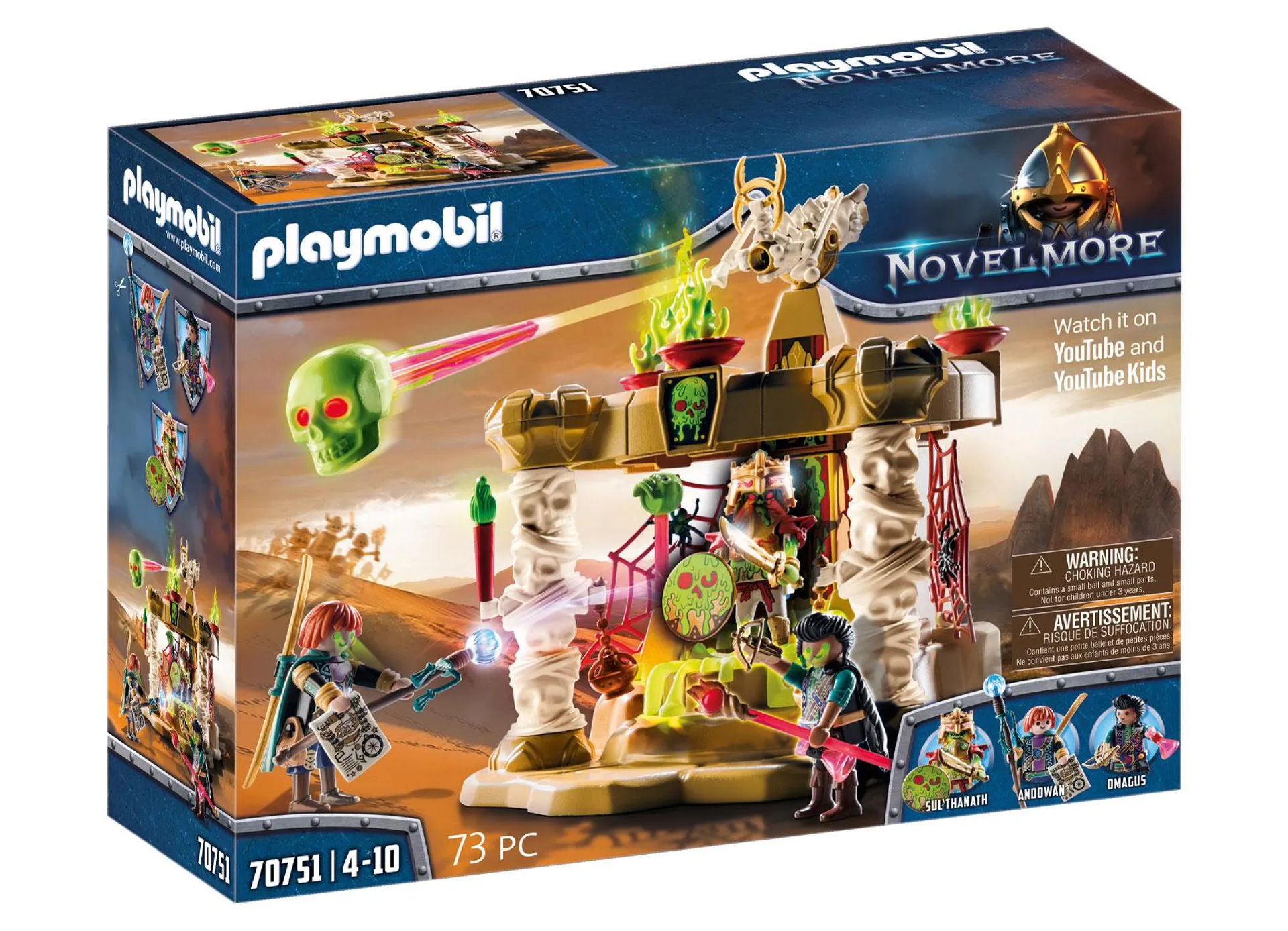 Playmobil 70751 Novelmore Sal'ahari Sands - Tempel der Skelettarmee