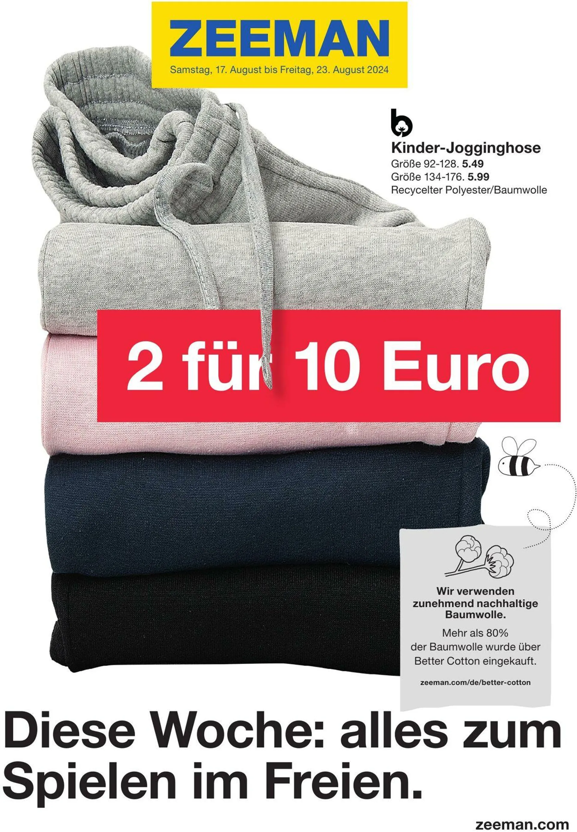Zeeman Aktueller Prospekt von 16. Oktober bis 30. Oktober 2025 - Prospekt seite 1