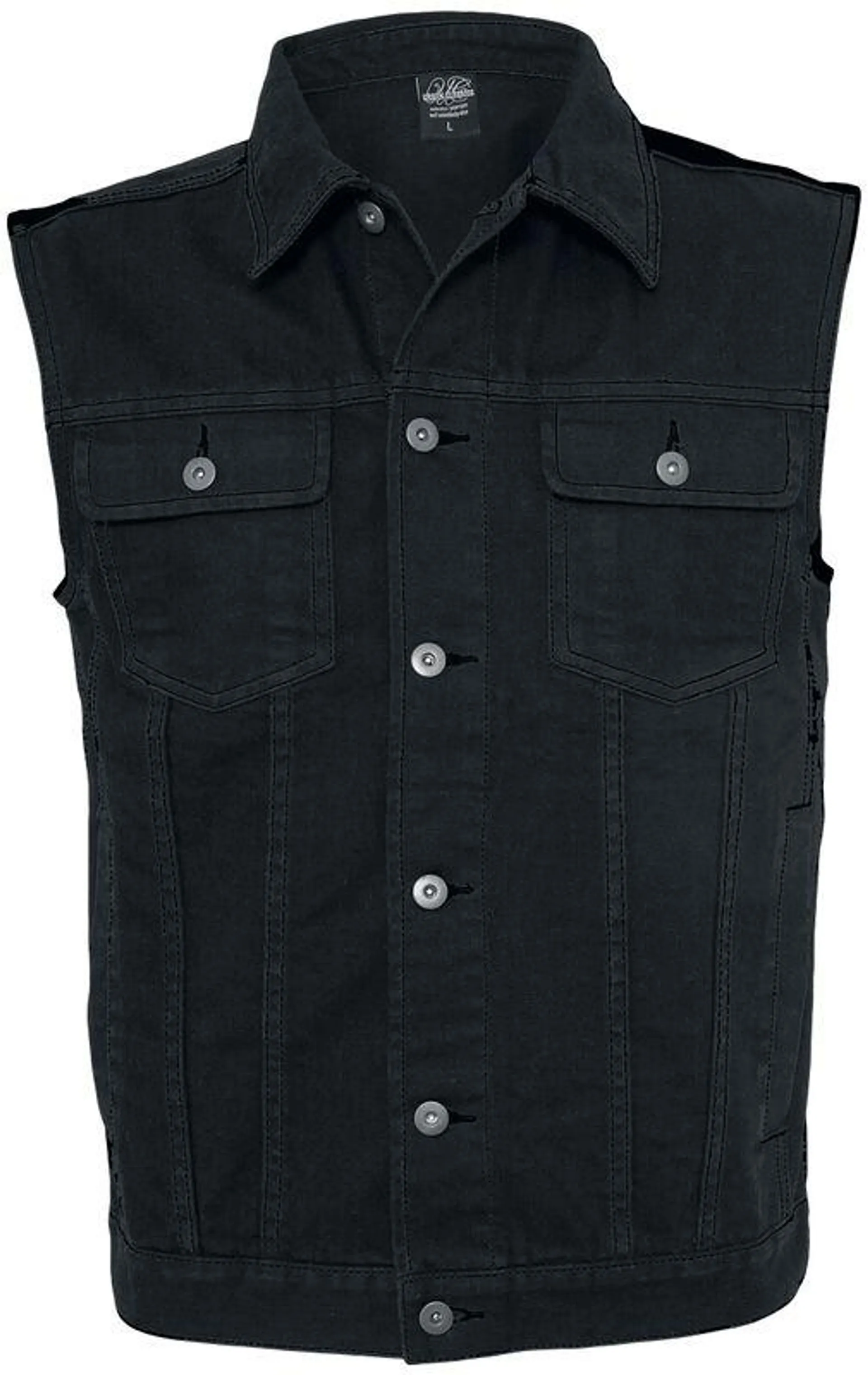 "Denim Vest" Weste schwarz von Urban Classics