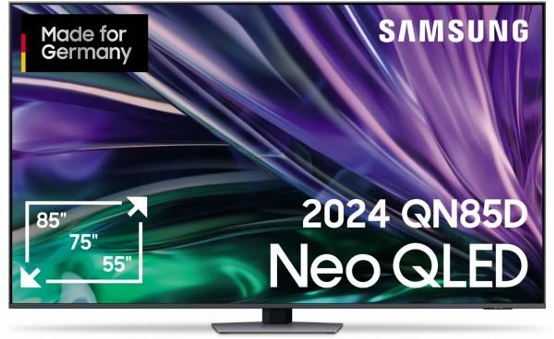 Samsung GQ55QN85DBT 138 cm (55") Neo QLED AI TV mit Neural Quantum 4K AI Gen2 Prozessor strahlendes silber /