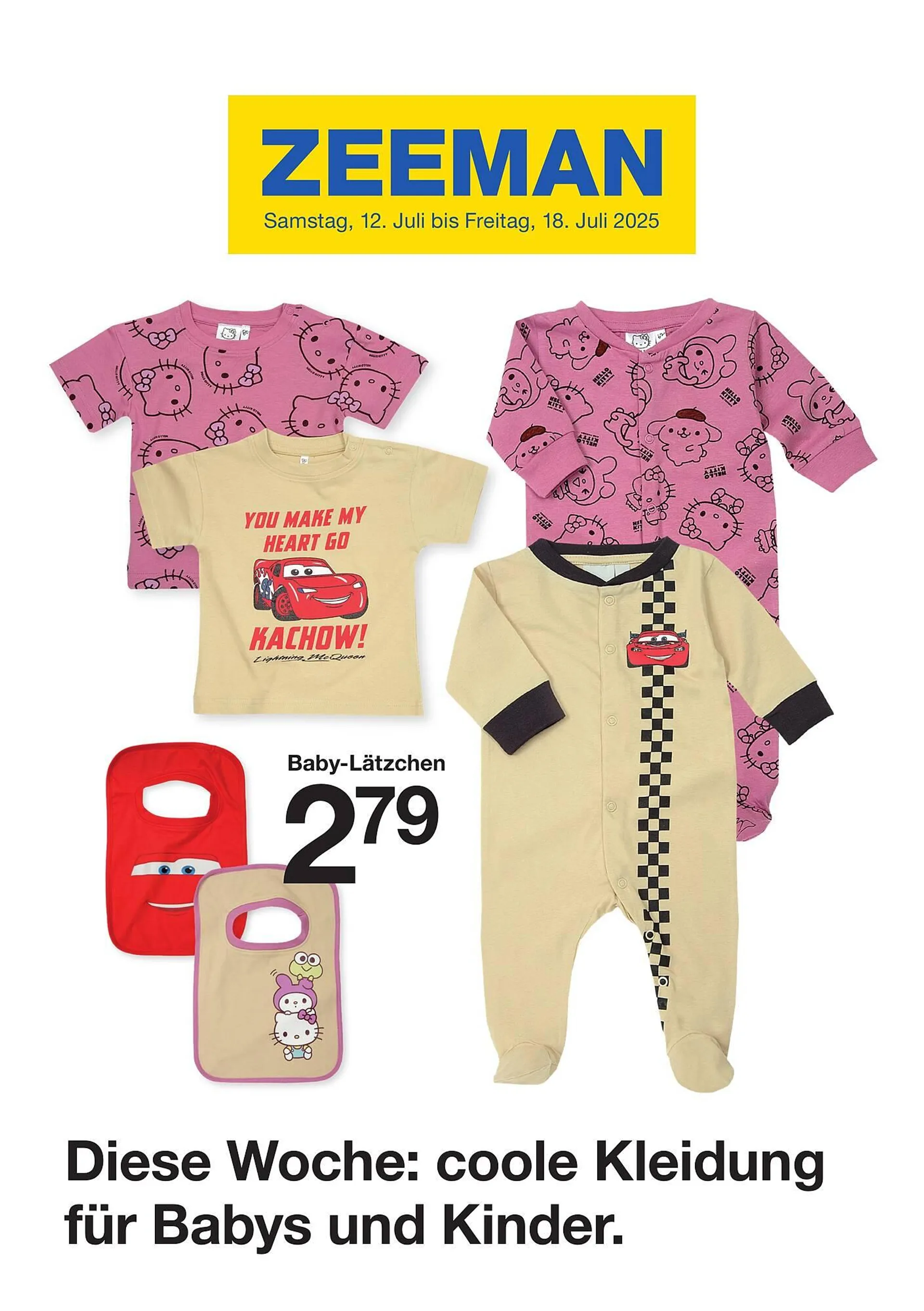 Zeeman Prospekt von 12. Juli bis 18. Juli 2025 - Prospekt seite 1