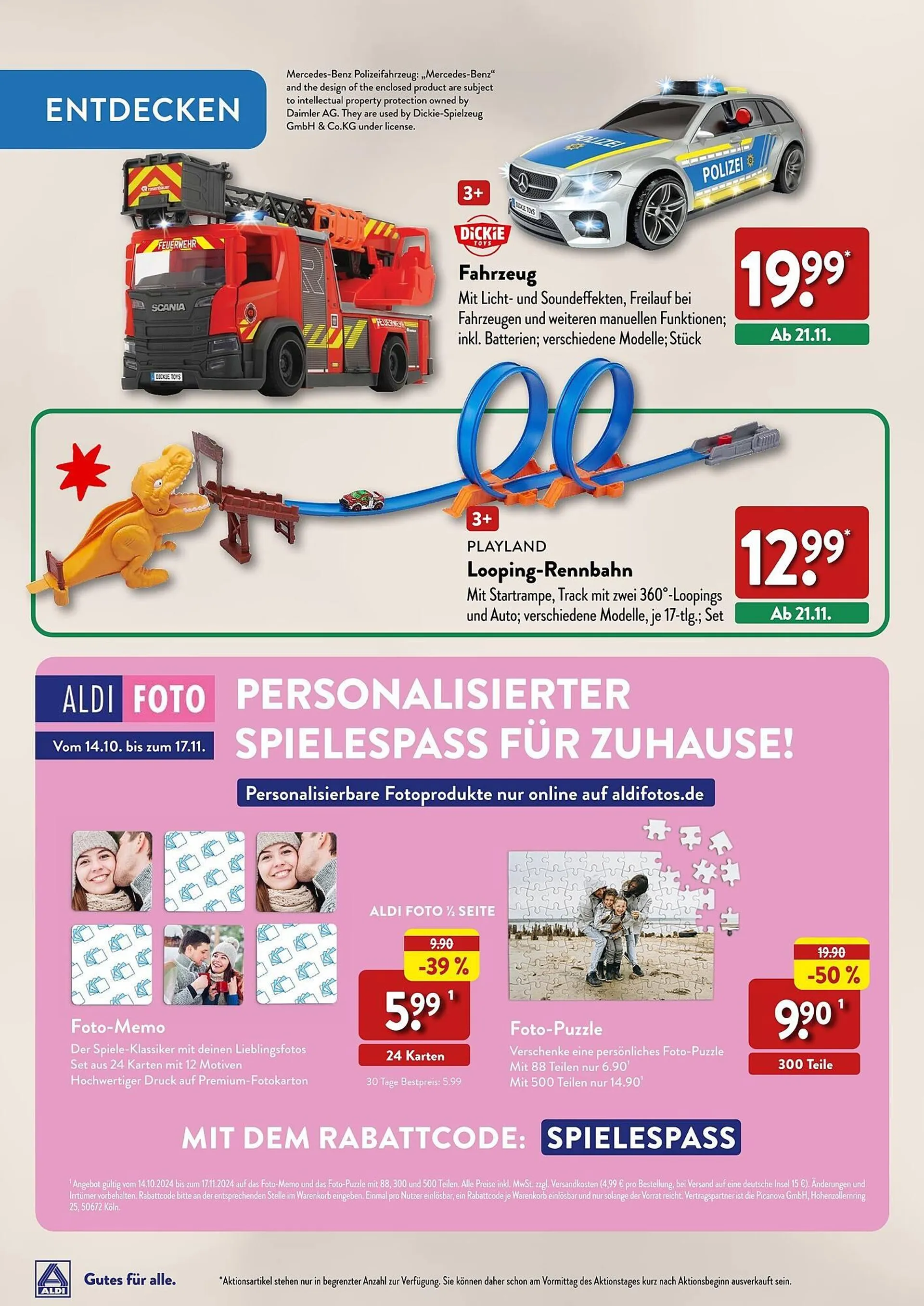 Aldi Nord Prospekt von 21. Oktober bis 16. Dezember 2024 - Prospekt seite 16