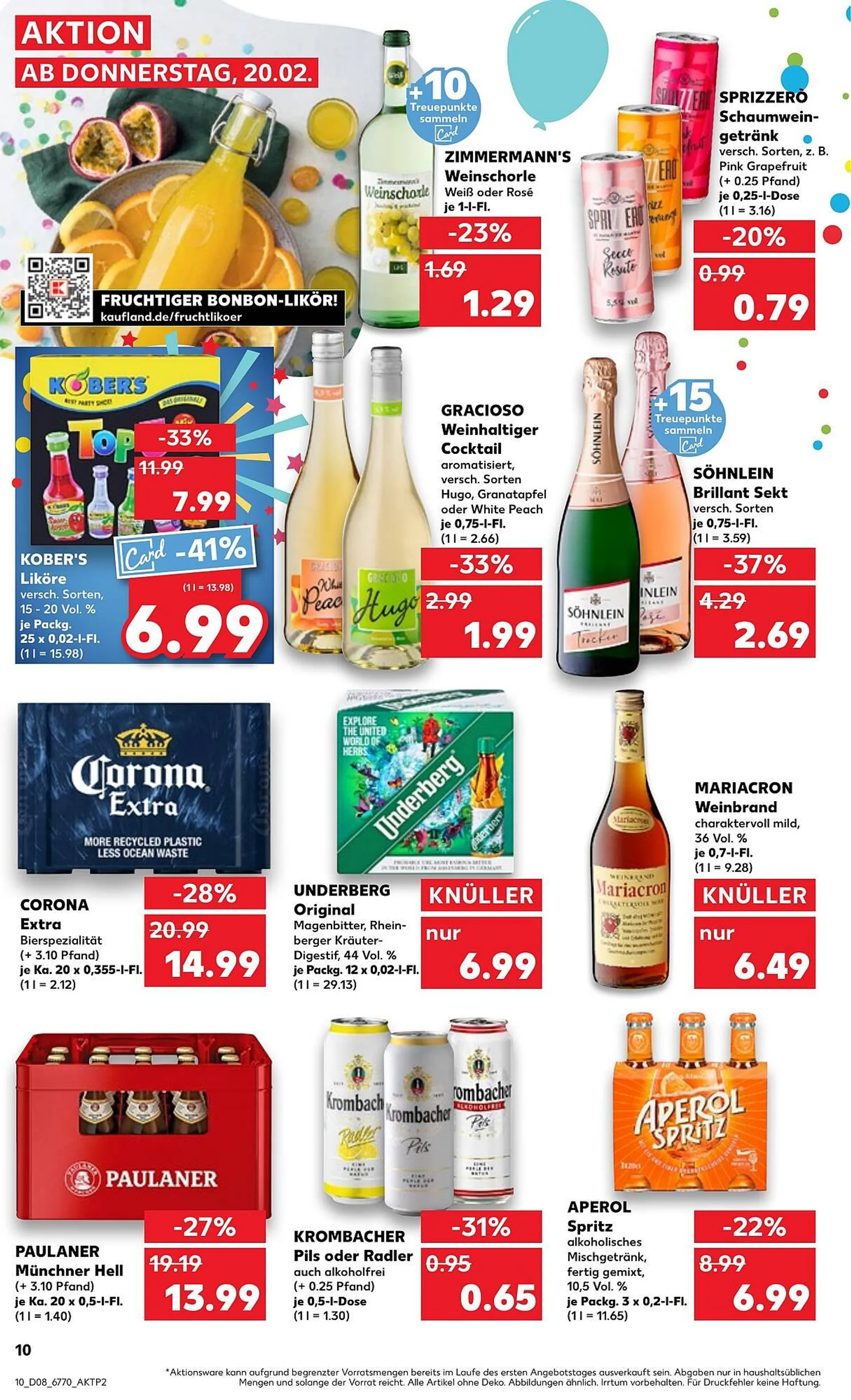 Kaufland Prospekt von 20. Februar bis 26. Februar 2025 - Prospekt seite 10