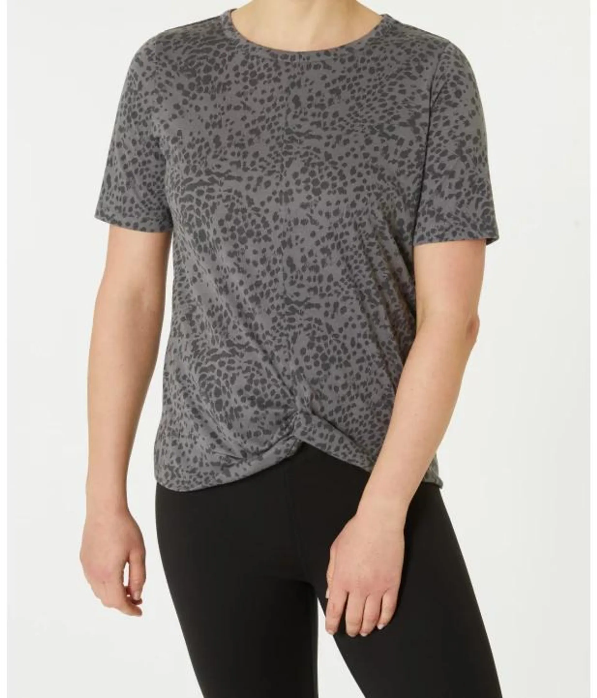 Sport-Shirt mit Leopardenmuster