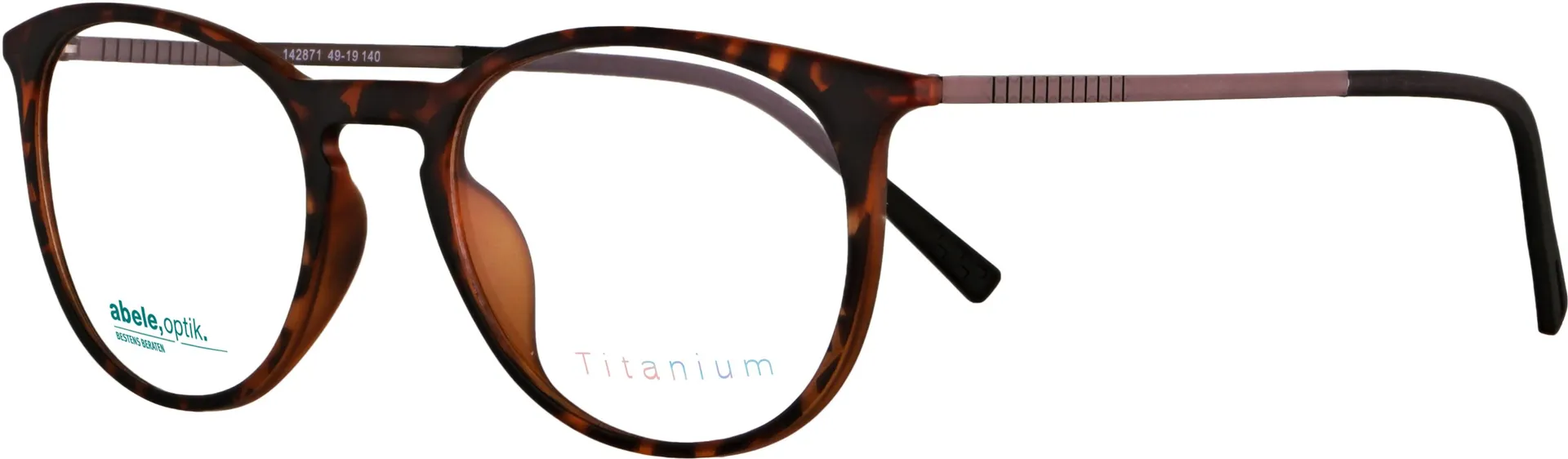 Titanbrille 142871 braun gefleckt