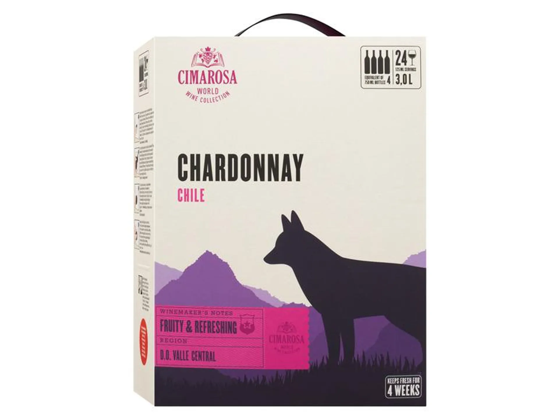 Chile Chardonnay Bag-in-Box trocken, Weißwein