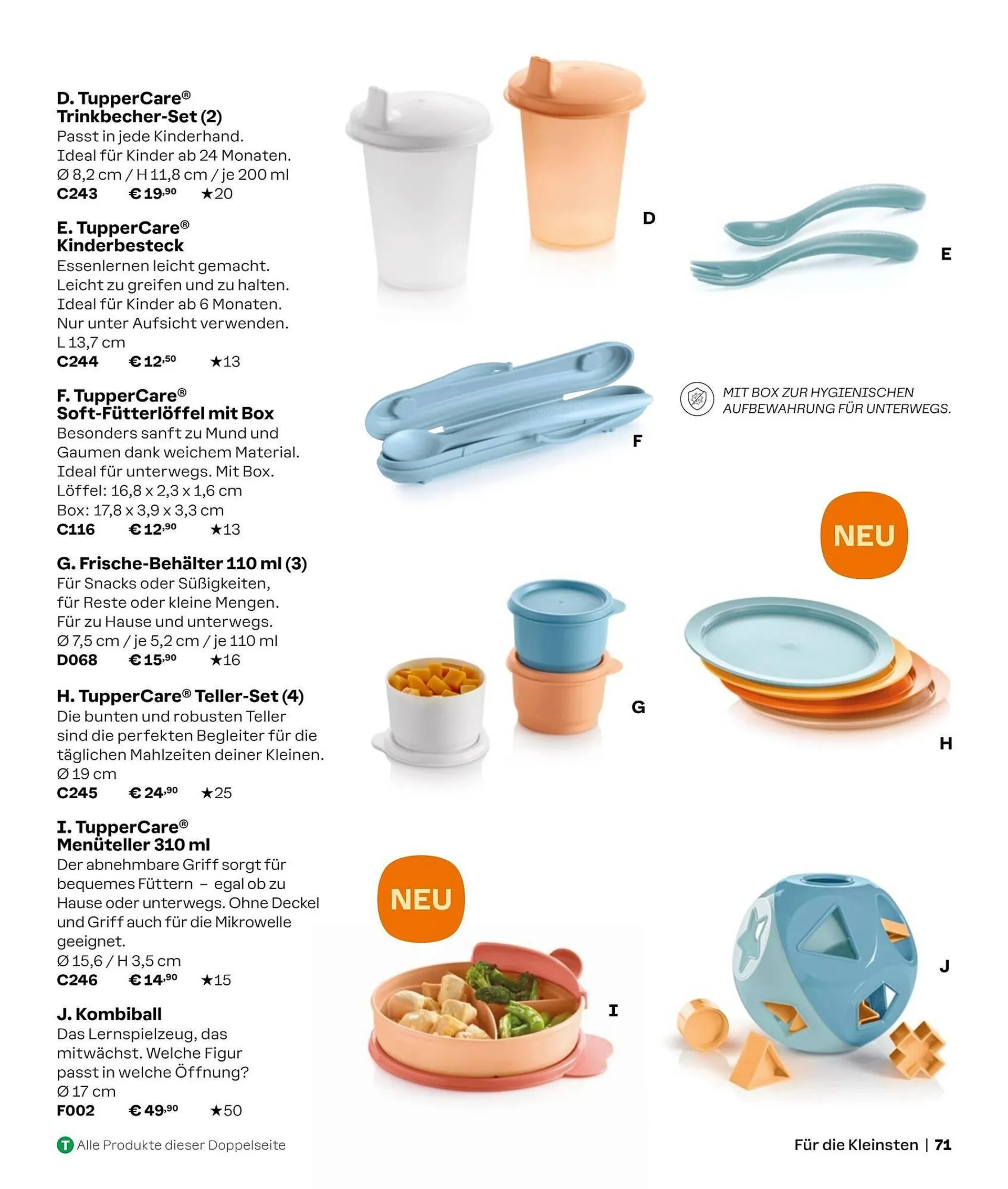 Tupperware Prospekt von 2. September bis 1. März 2025 - Prospekt seite 71