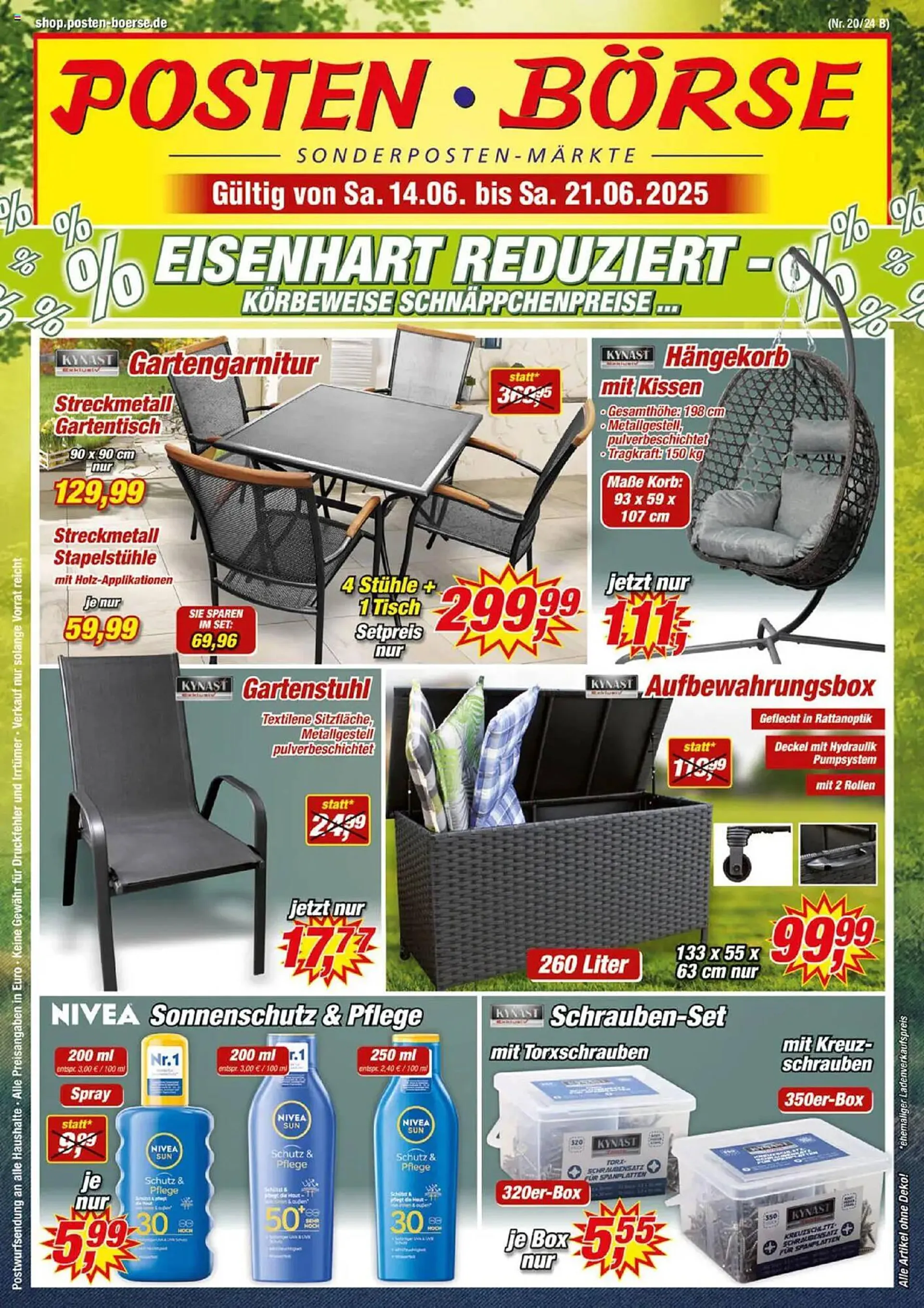 Posten Börse Prospekt von 14. Juni bis 21. Juni 2025 - Prospekt seite 1
