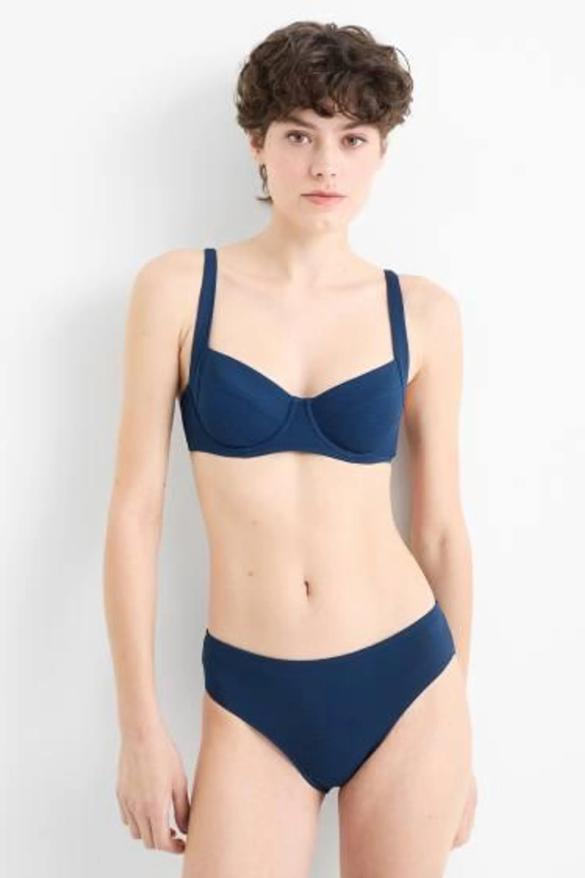 Underwire bikini top - LYCRA® XTRA LIFE™ - textured
