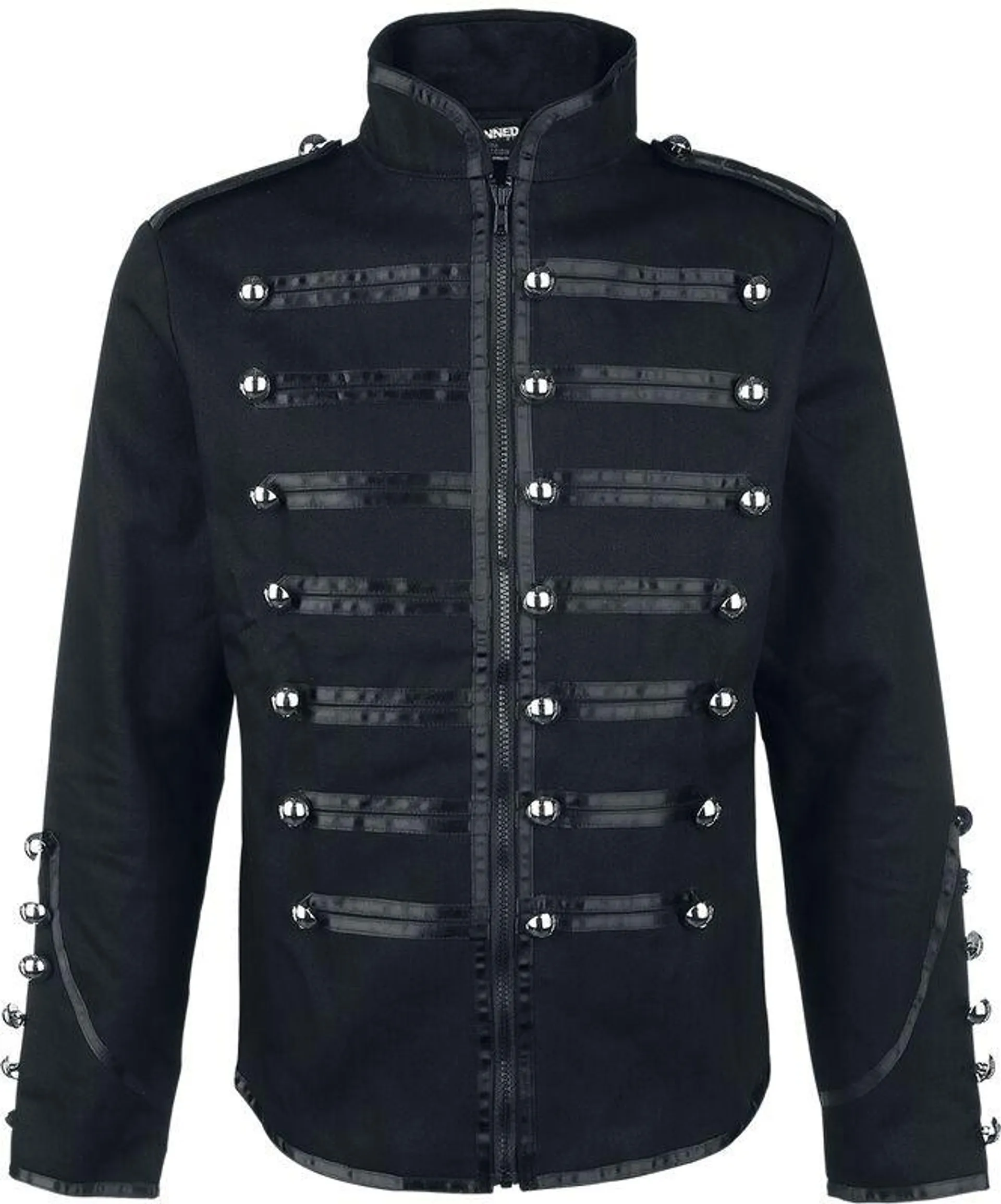 "Military Drummer" Uniformjacke schwarz von Banned Alternative