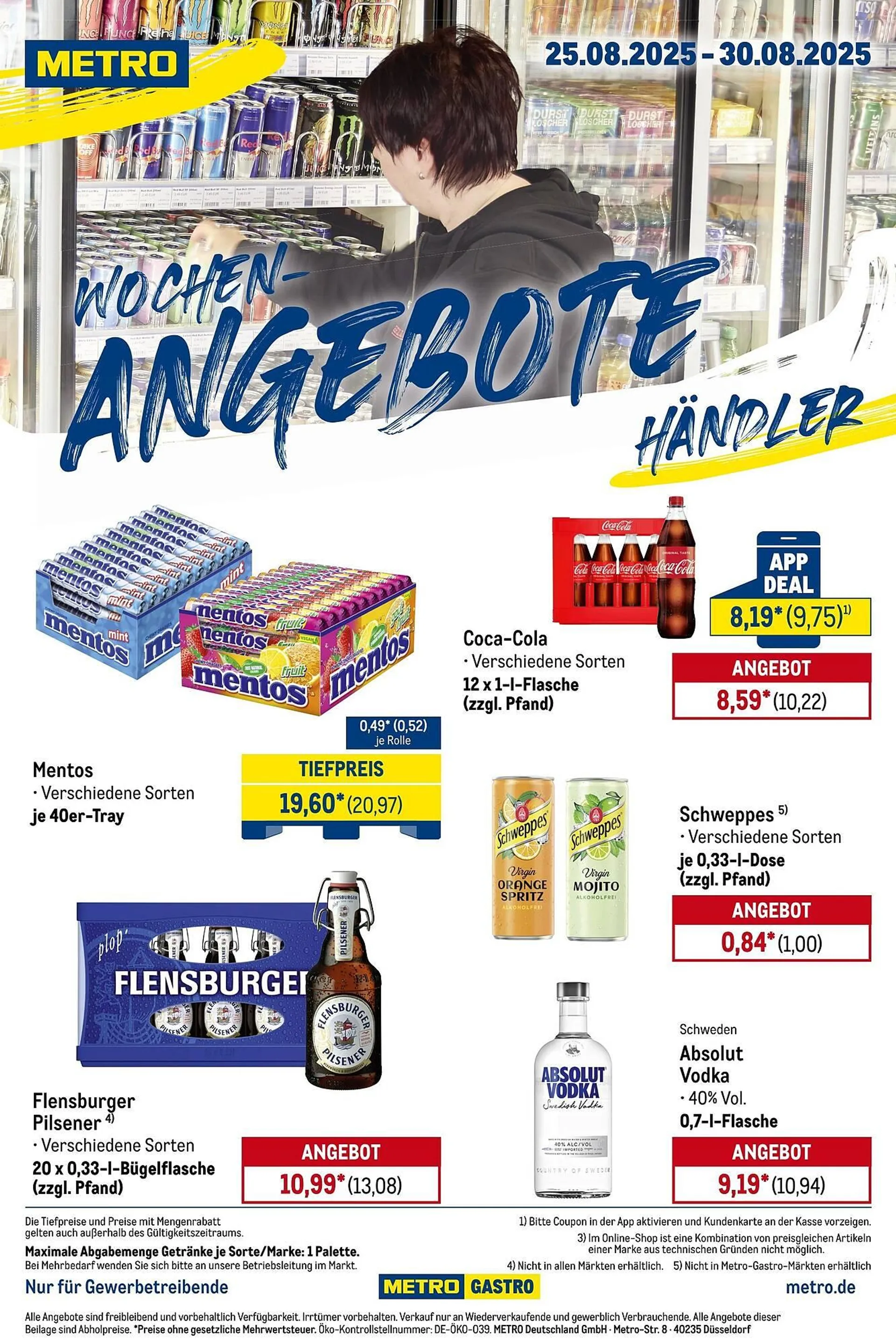 METRO Prospekt von 25. August bis 31. August 2025 - Prospekt seite 1