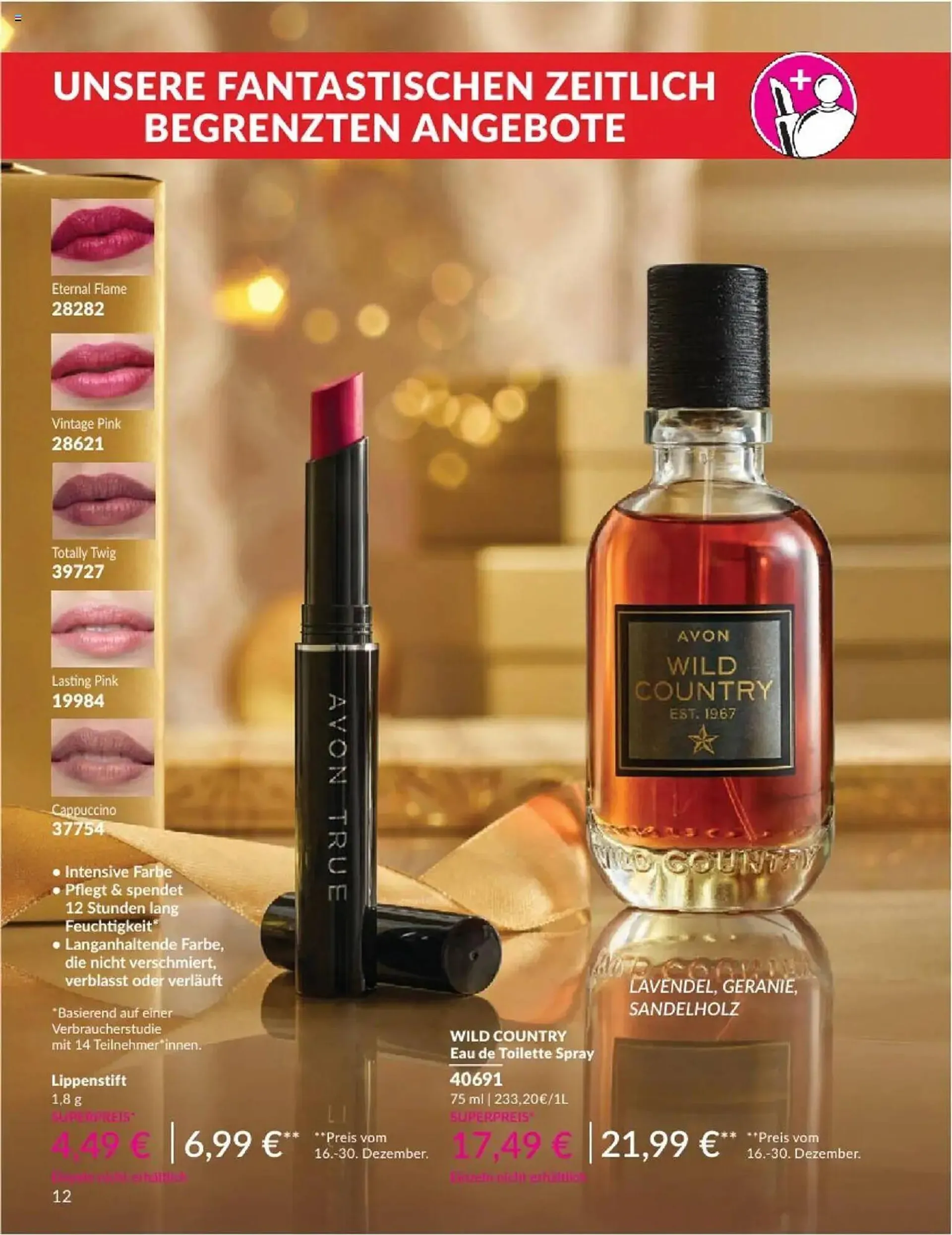 Avon Prospekt von 1. Dezember bis 30. Dezember 2024 - Prospekt seite 12