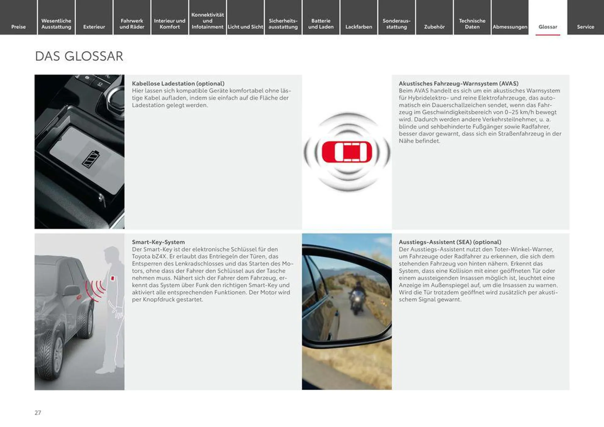 Toyota bZ4x von 12. April bis 12. April 2025 - Prospekt seite 27