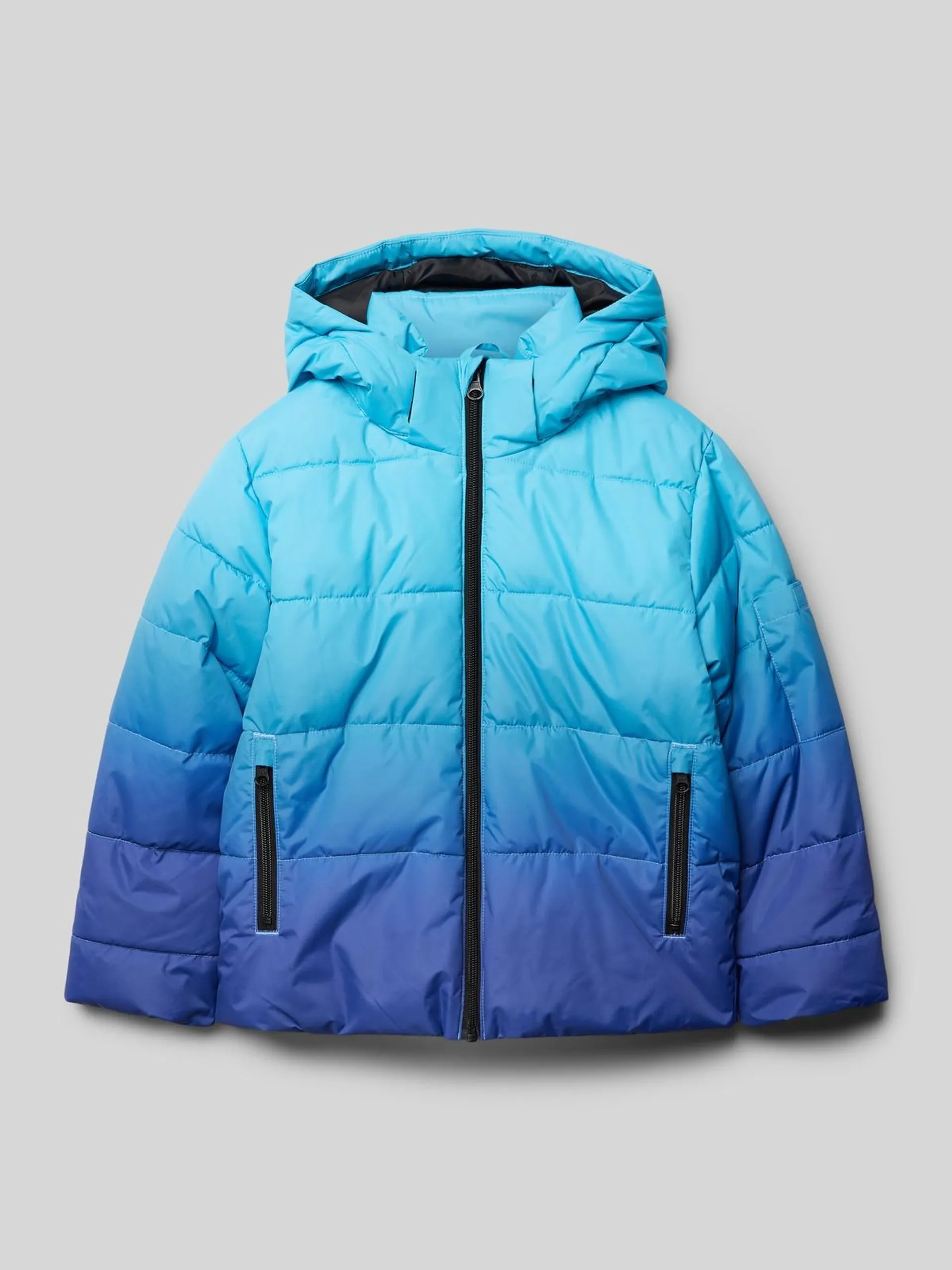 Steppjacke mit Kapuze Modell 'MOUNTAIN' in blau