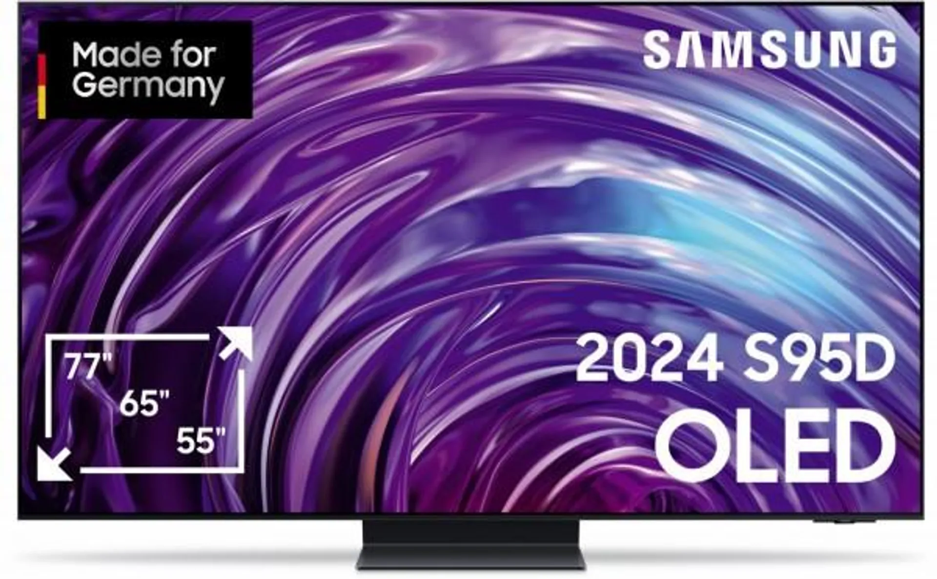 Samsung GQ65S95DAT 163 cm (65") OLED AI TV mit Neural Quantum 4K AI Gen2 Prozessor graphitschwarz / F