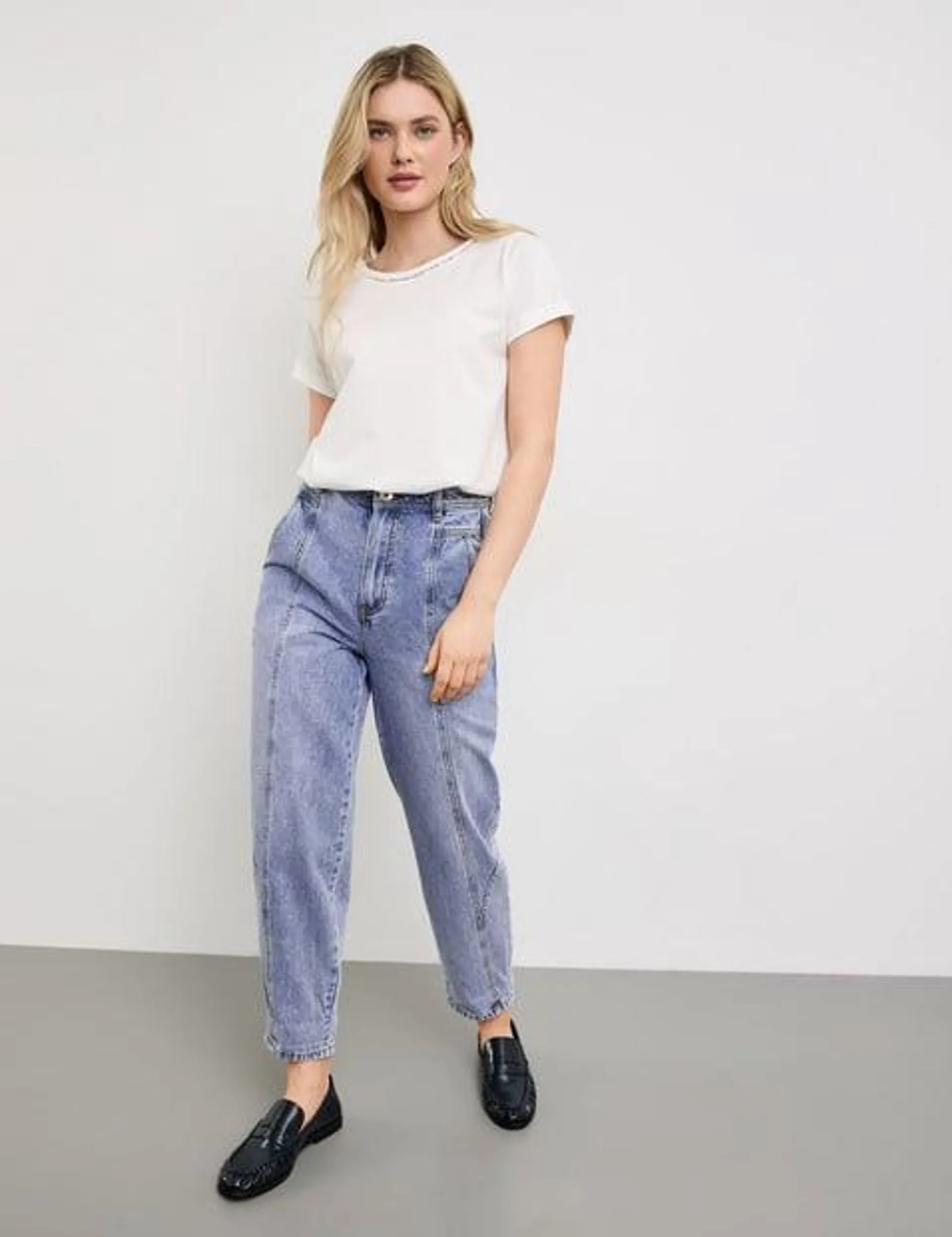 3/4 Jeans Balloon Fit