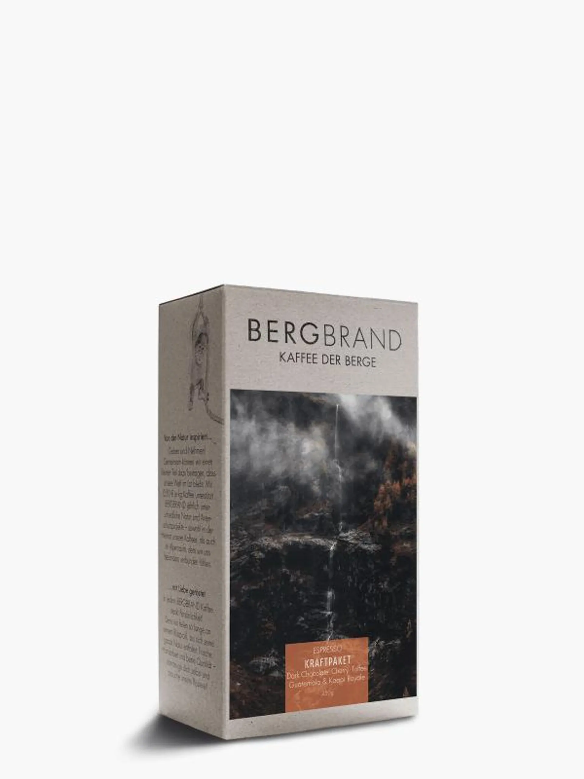 Bergbrand Kraftpaket Espresso Ganze Bohne 250g