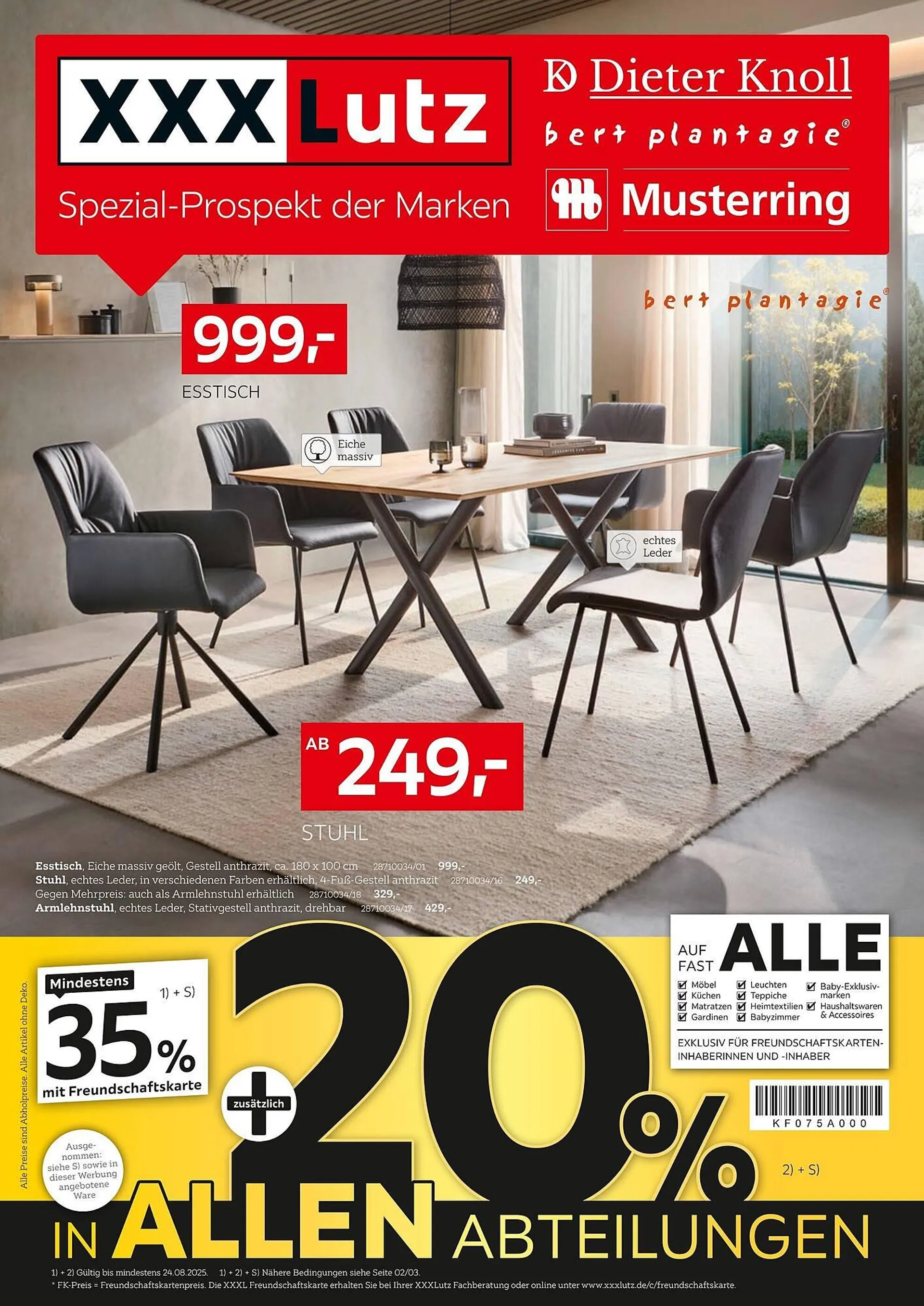 XXXLutz Prospekt von 11. August bis 24. August 2025 - Prospekt seite 1
