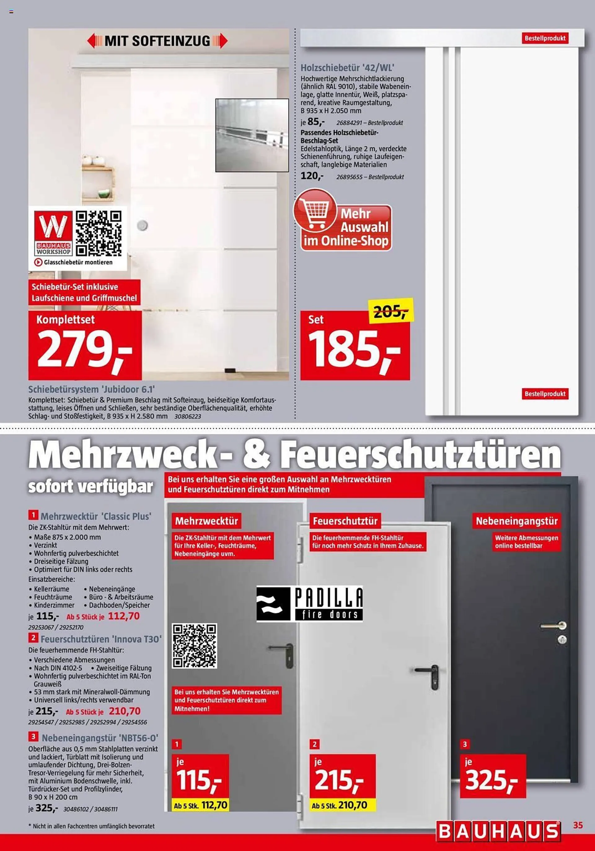 Bauhaus Prospekt von 28. September bis 2. November 2024 - Prospekt seite 35