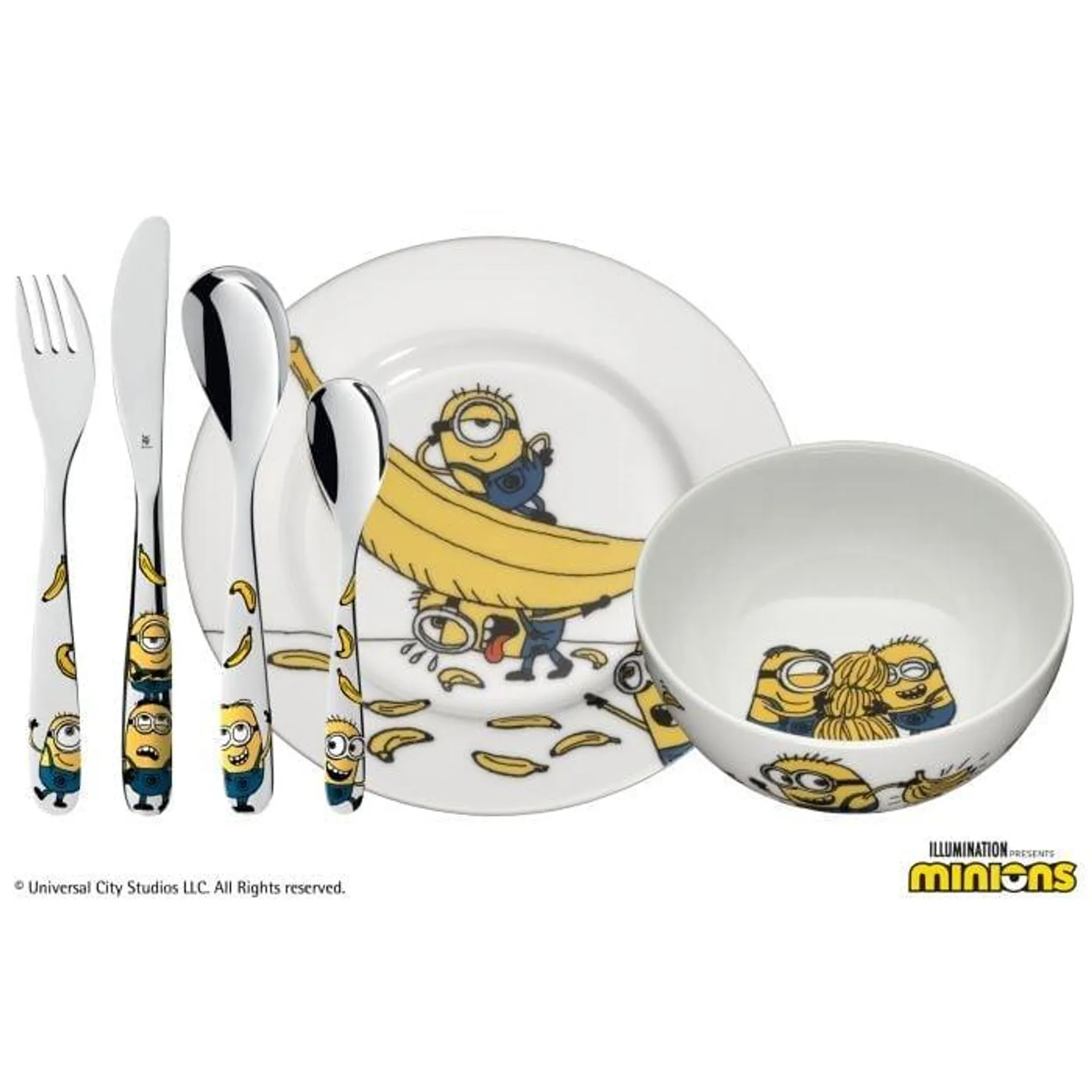 Kindergeschirr-Set Minions®, 6-teilig