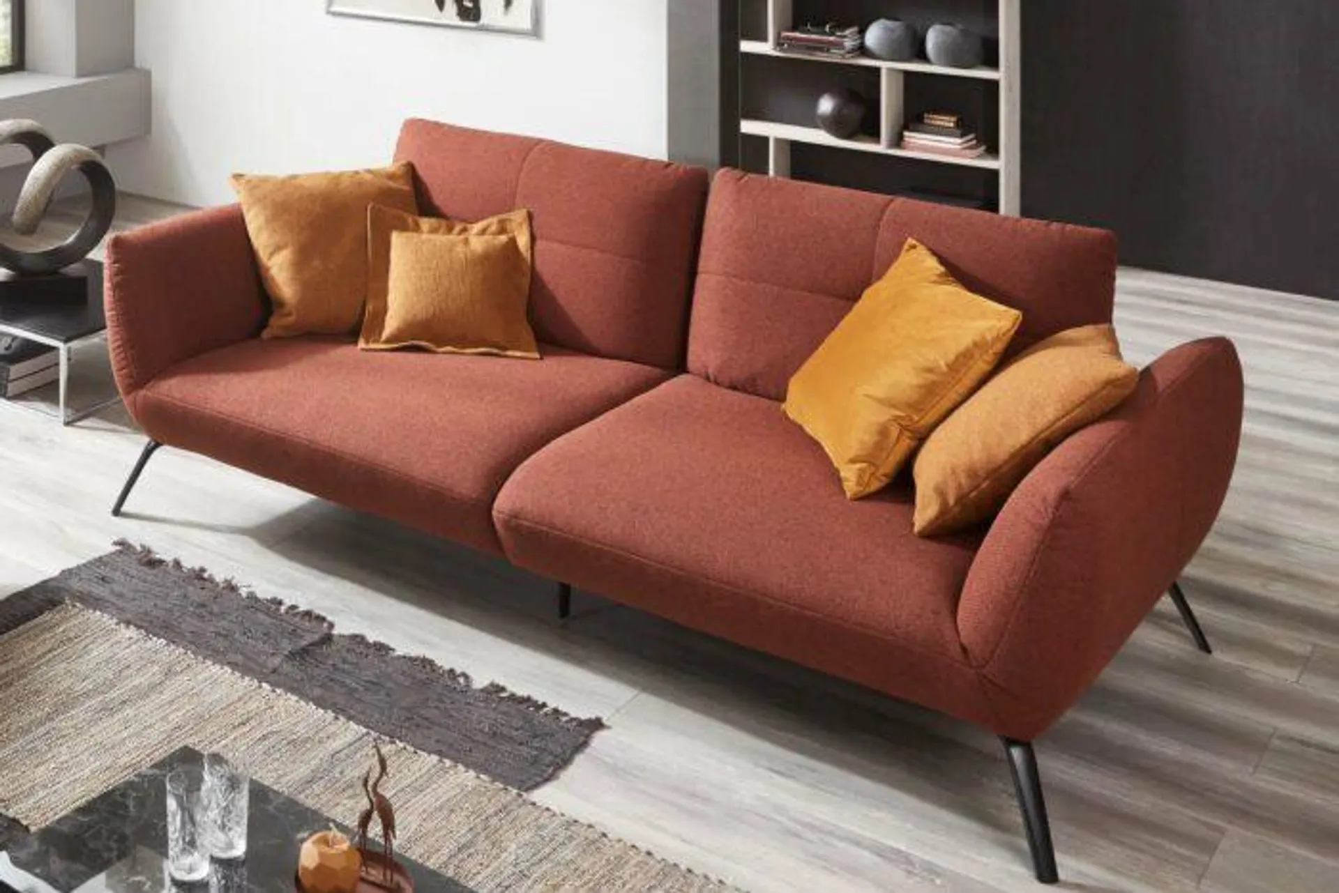 Mega Sofa Dublin mit gesteppter Optik